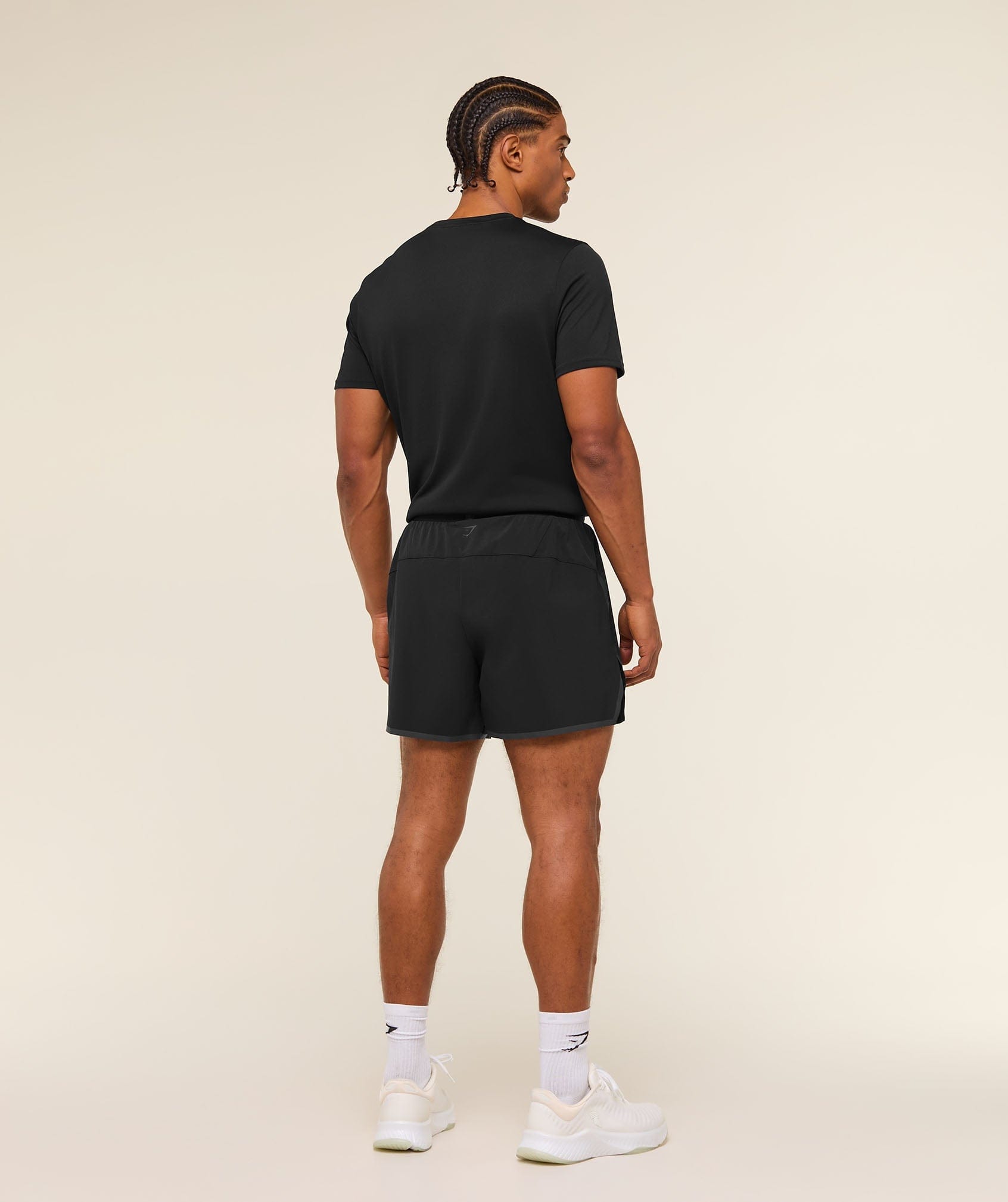 Gymshark Hybrid 5" Performance Shorts Black