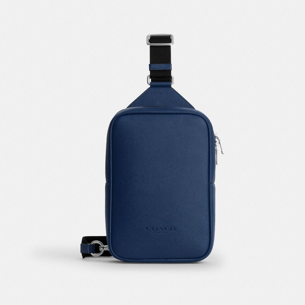 Coach Ray Pack 17 Silver Deep Blue