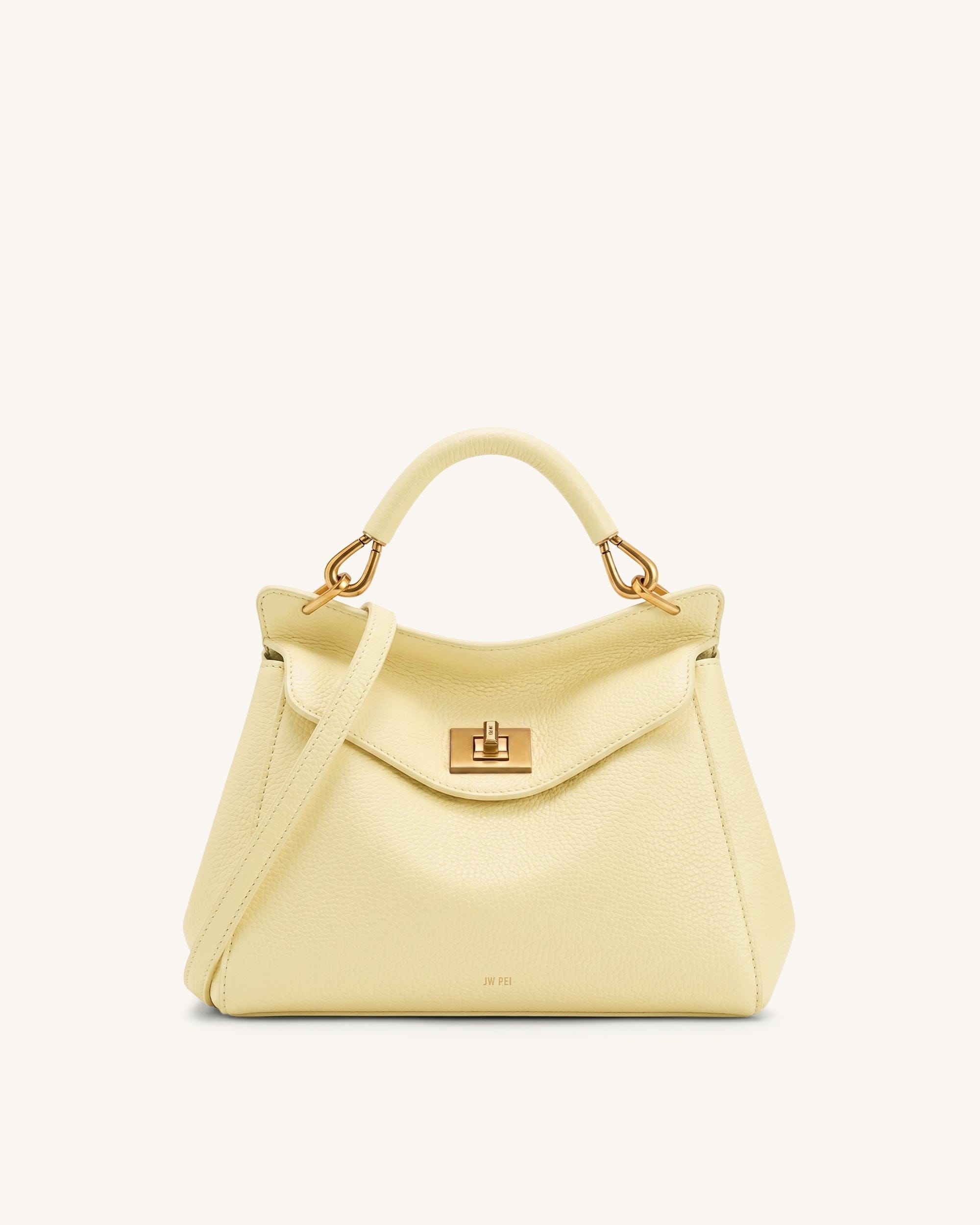 Jw Pei Lucia Classic Top Handle Bag Light Yellow