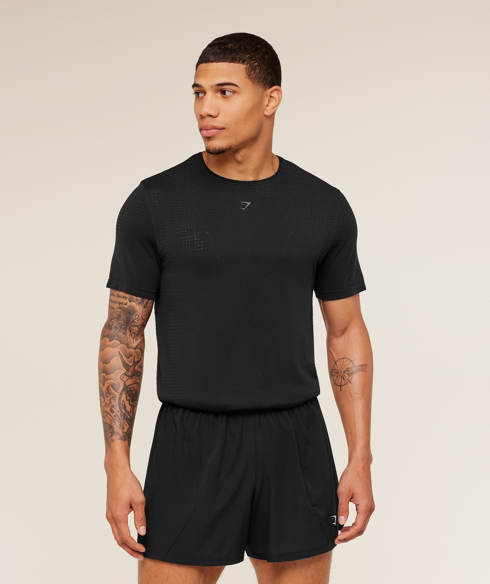 Gymshark Seamless Running T-Shirt Gs Black