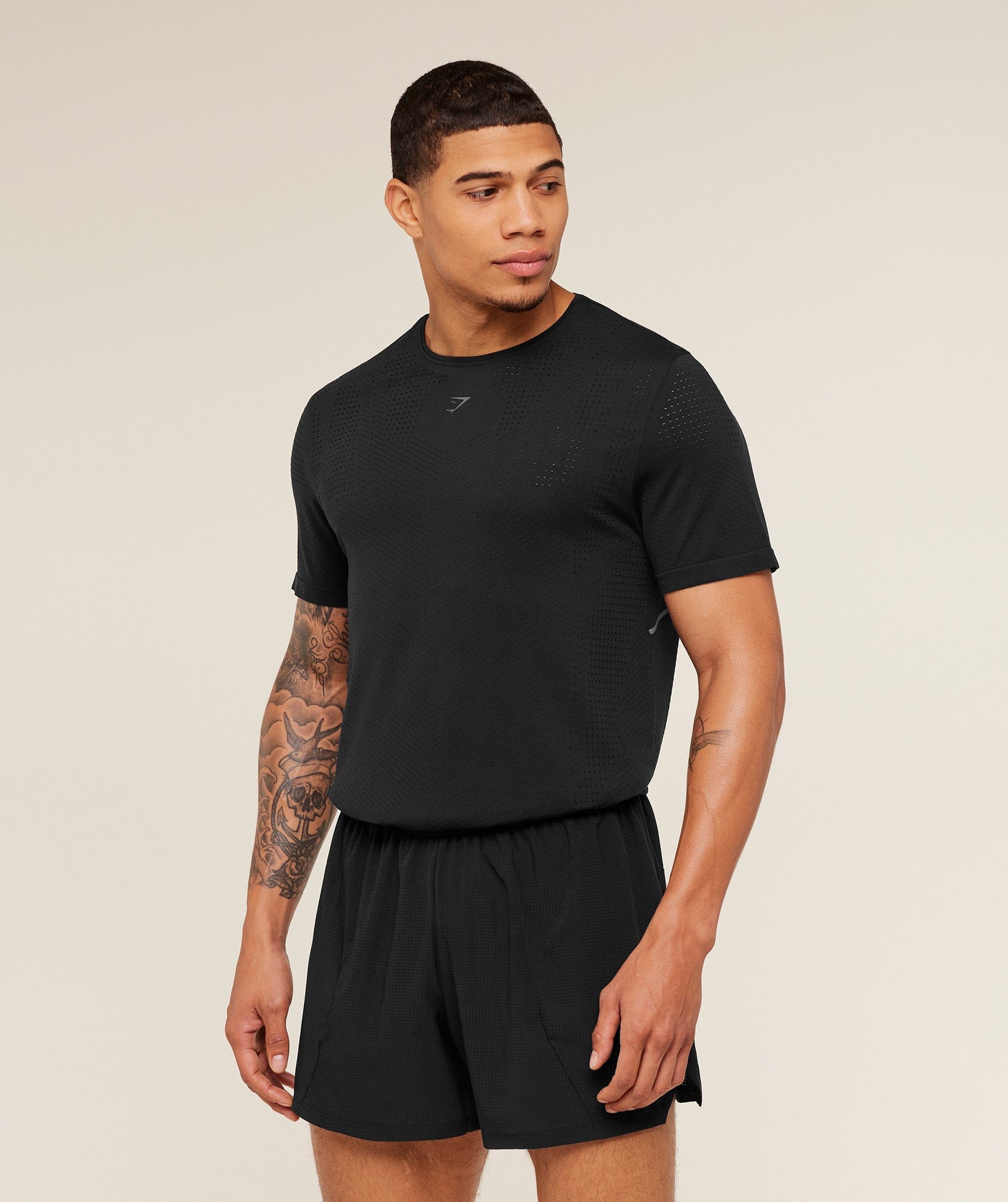 Gymshark Seamless Running T-Shirt Gs Black