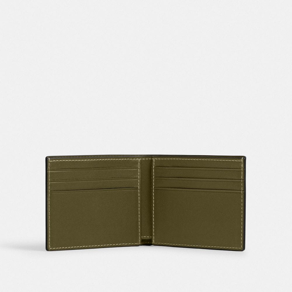 Coach Slim Billfold Wallet Olive