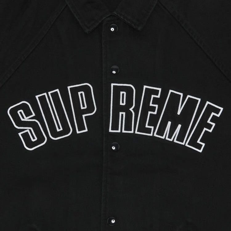 Supreme Arc Denim Coaches Jacket Black