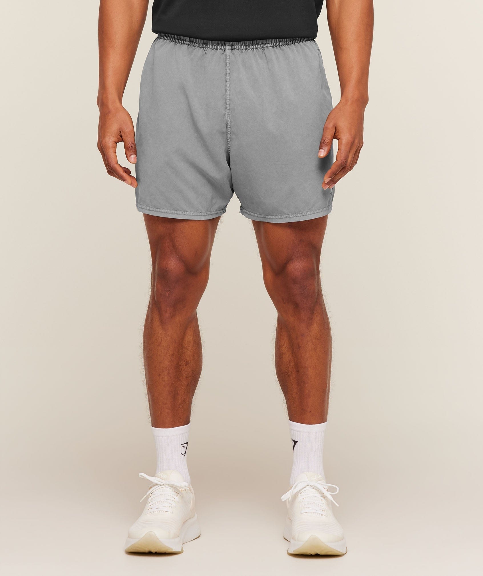 Gymshark Washed Pastels Shorts Black