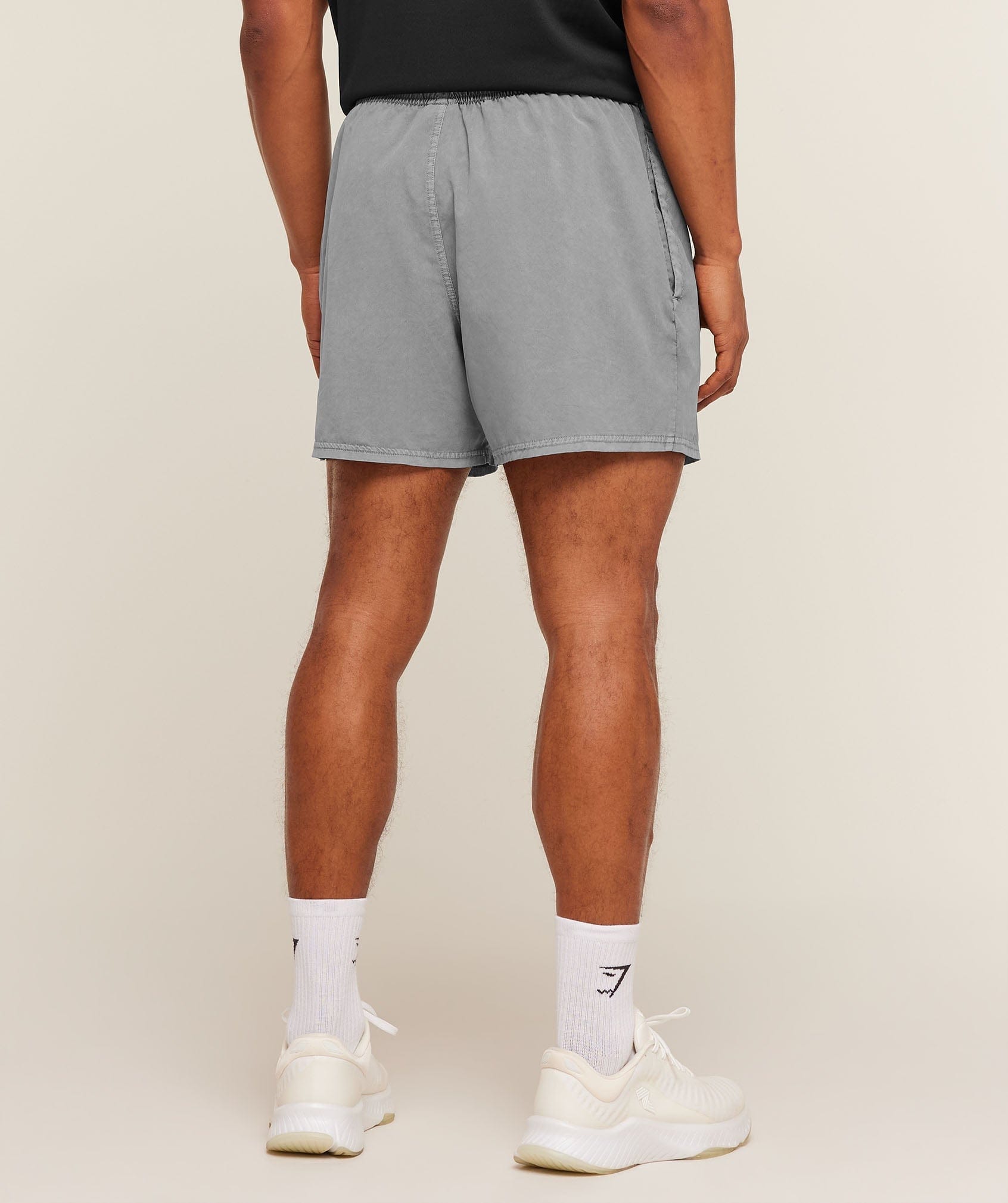 Gymshark Washed Pastels Shorts Black