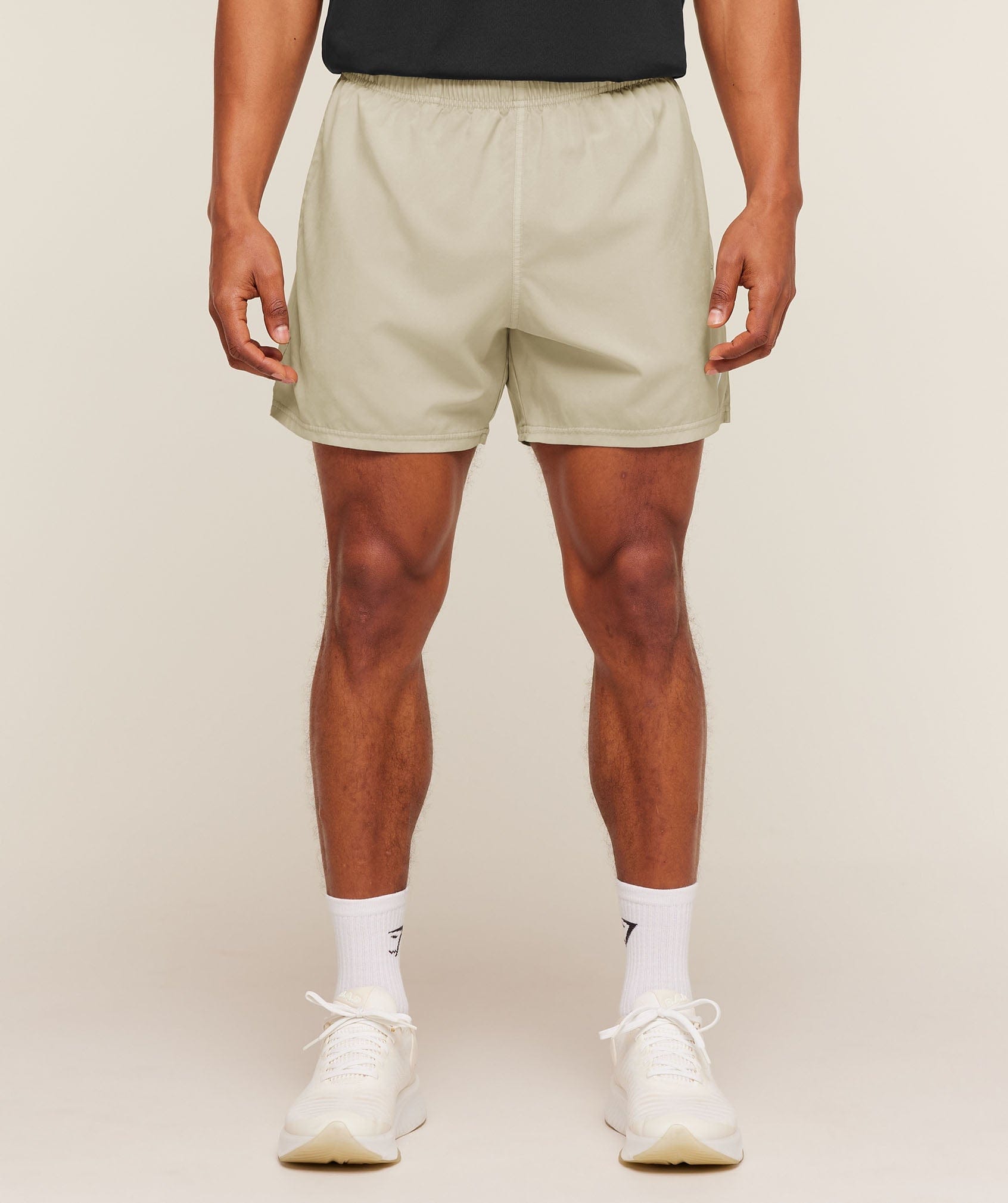 Gymshark Washed Pastels Shorts Pebble Grey