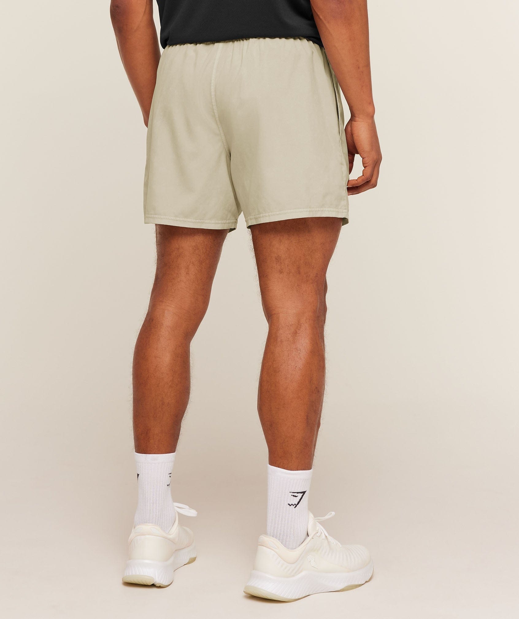 Gymshark Washed Pastels Shorts Pebble Grey