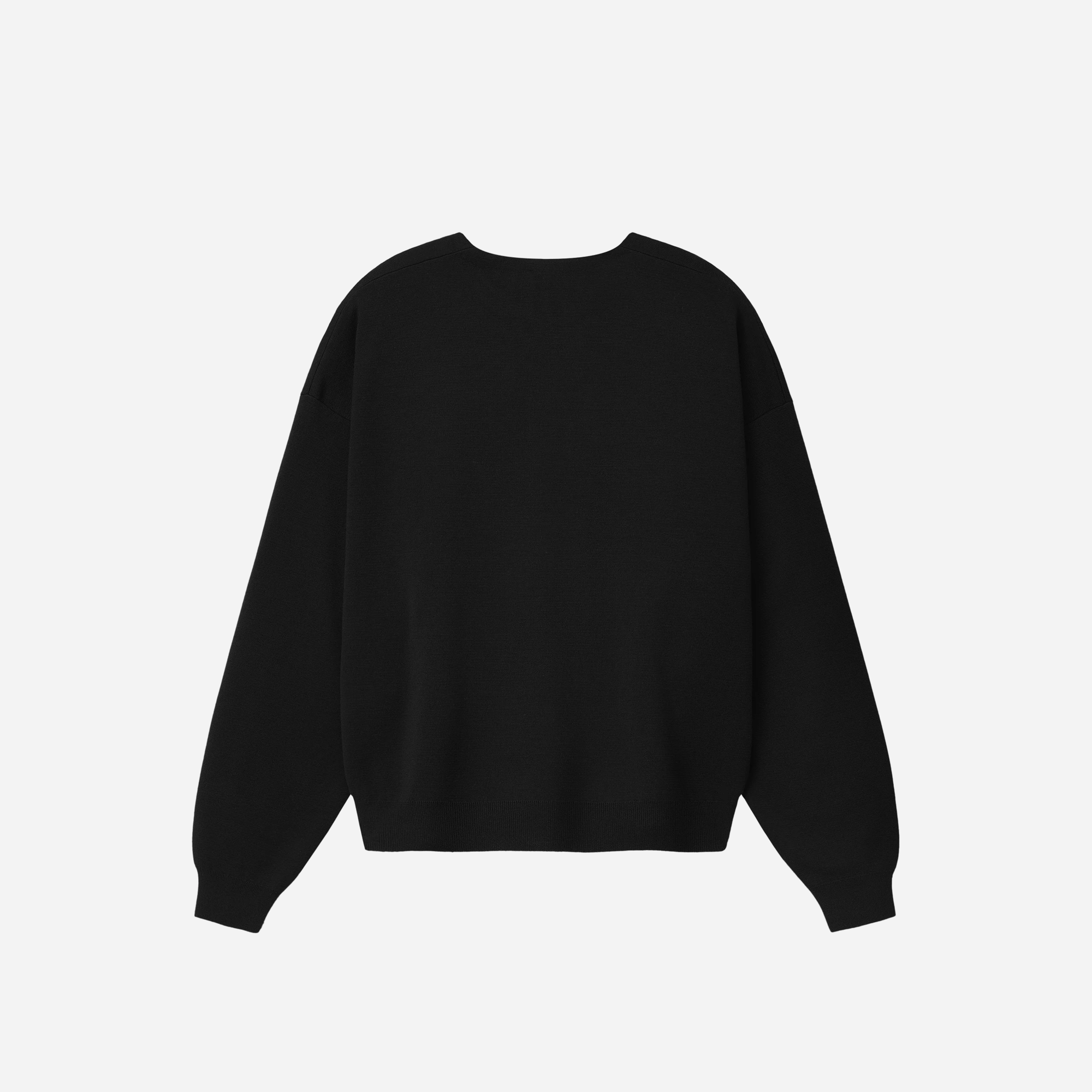 Fear Of God Merino Milano Knit Henley Sweater Black