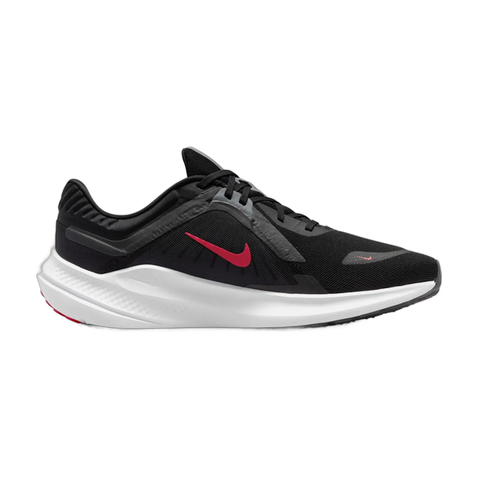 Nike Quest 5 Black Smoke Grey University Red
