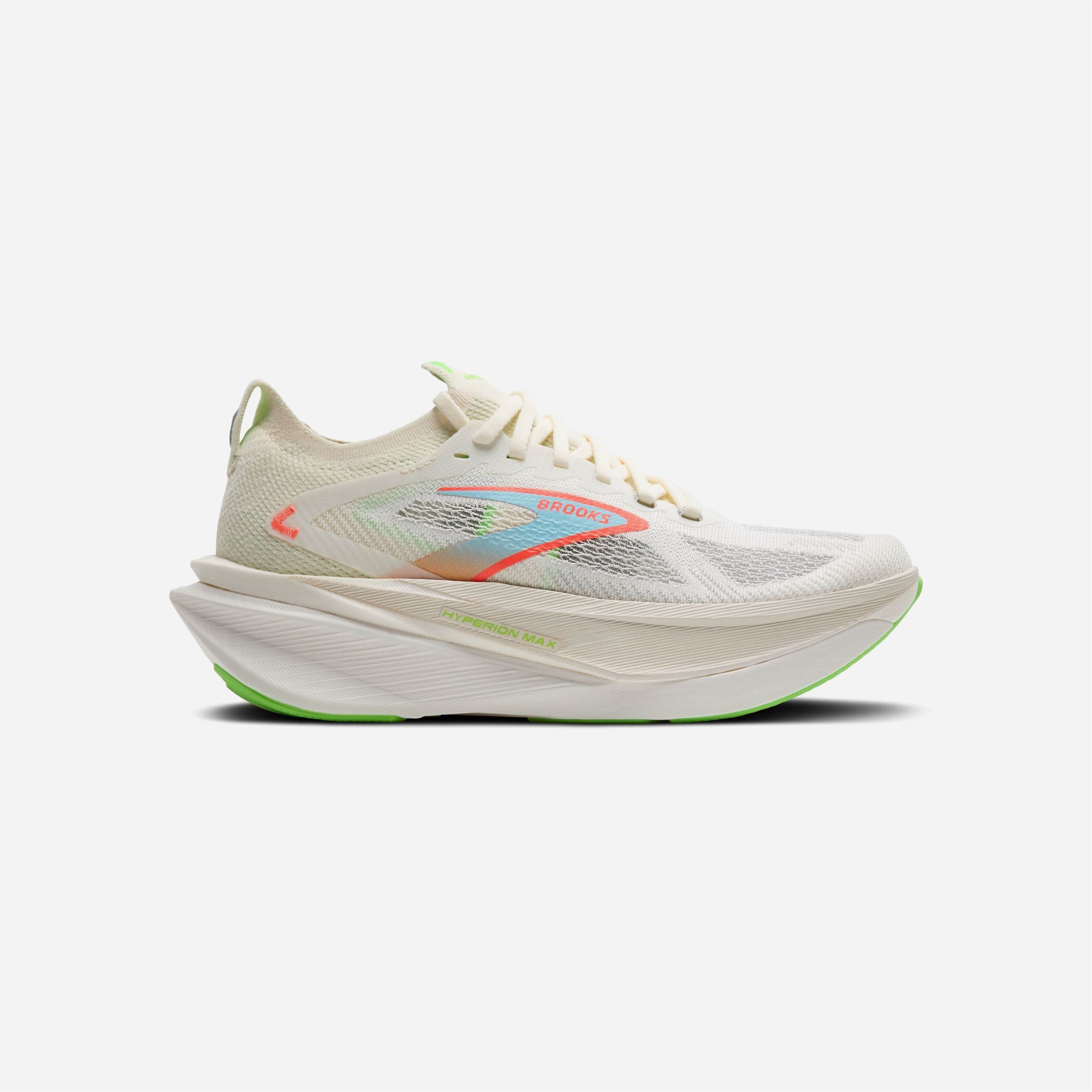 Brooks Hyperion Max 3 Coconut Green Gecko Pink Clay