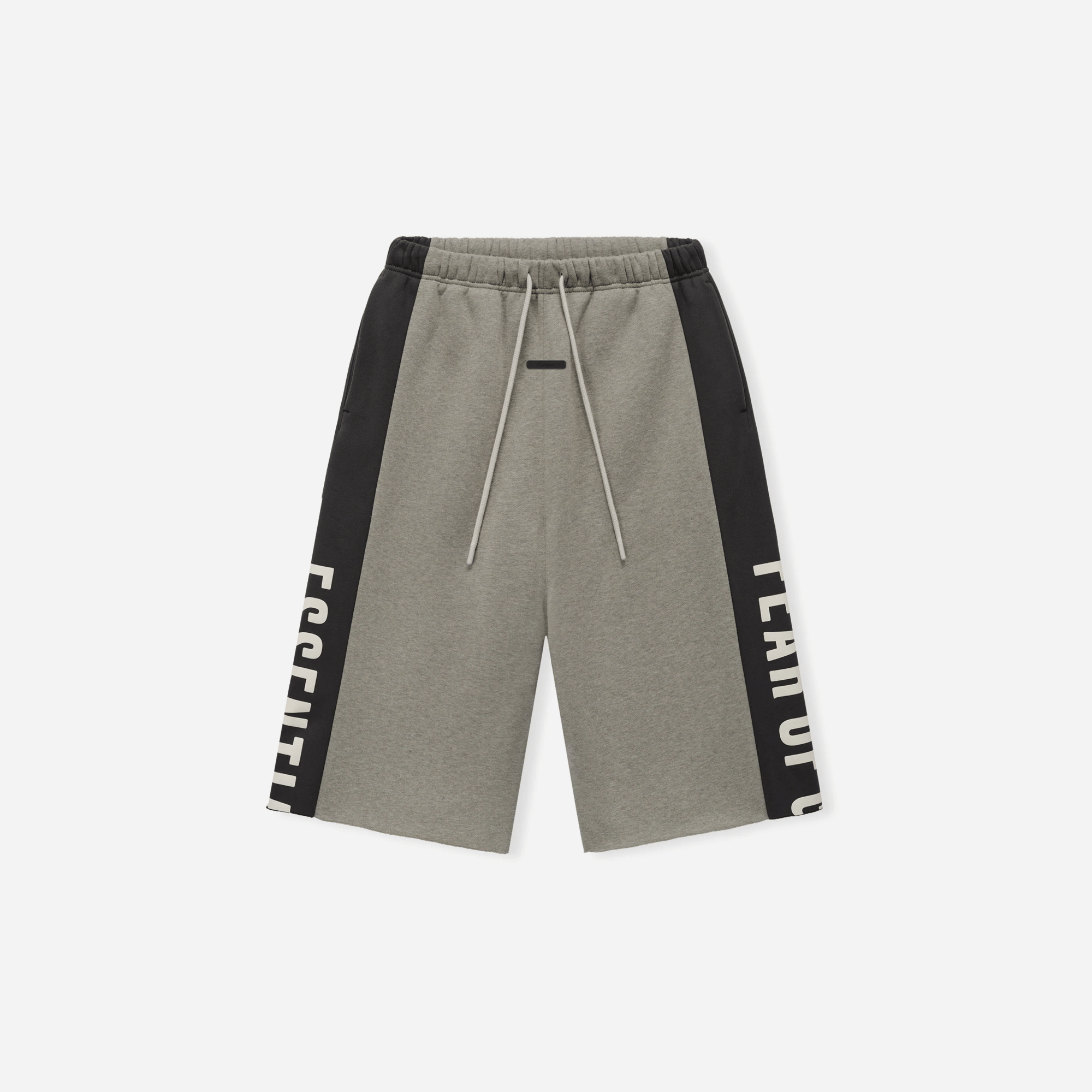 Fear Of God Essentials Panelled Raw Cut Off Sweatpant Seal Heather/ Iron Grey