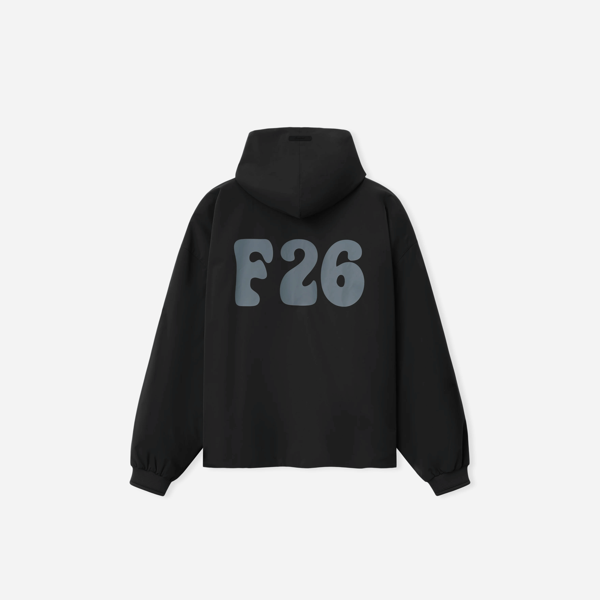 Fear Of God Essentials Full Zip Hooded Anorak Vintage Black