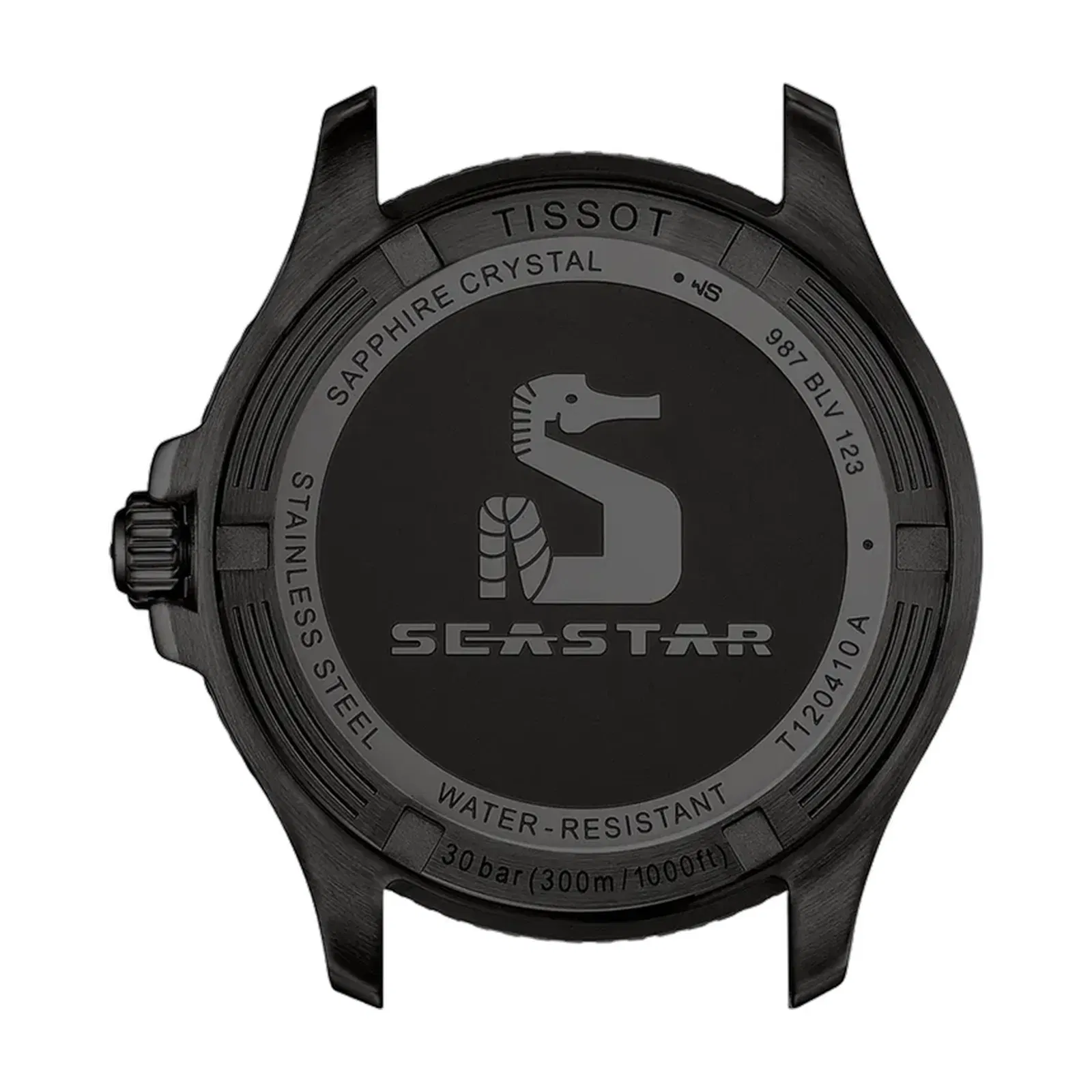 Tissot Seastar 1000 Quartz 40mm Green Dial Black Stainless Steel Black PVD Strap Watch