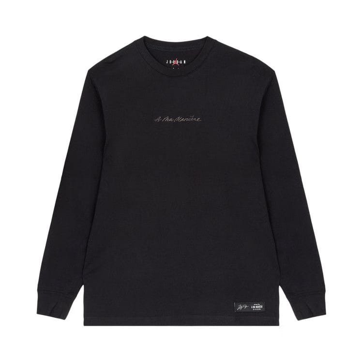 Air Jordan x A Ma Maniére Long-Sleeve T-Shirt Black/Medium Ash