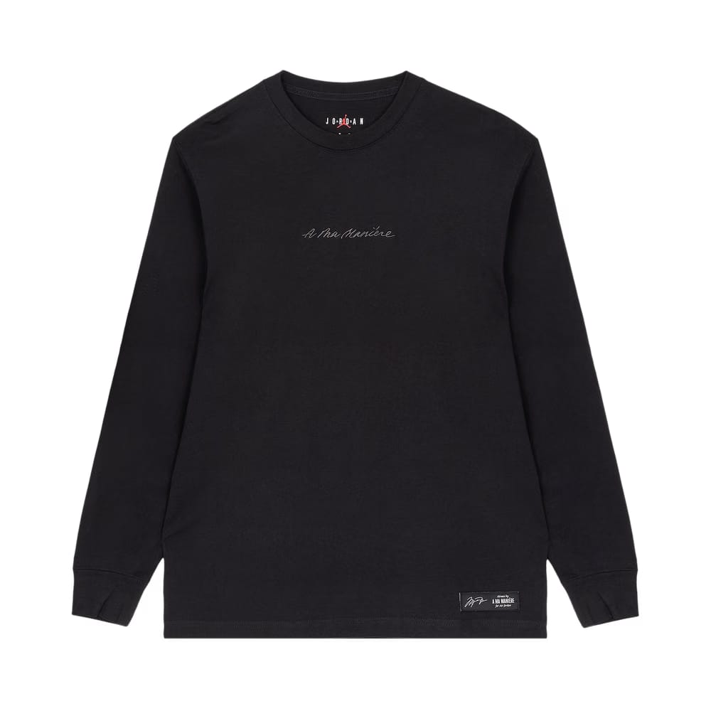 Air Jordan x A Ma Maniére Long-Sleeve T-Shirt Black/Medium Ash