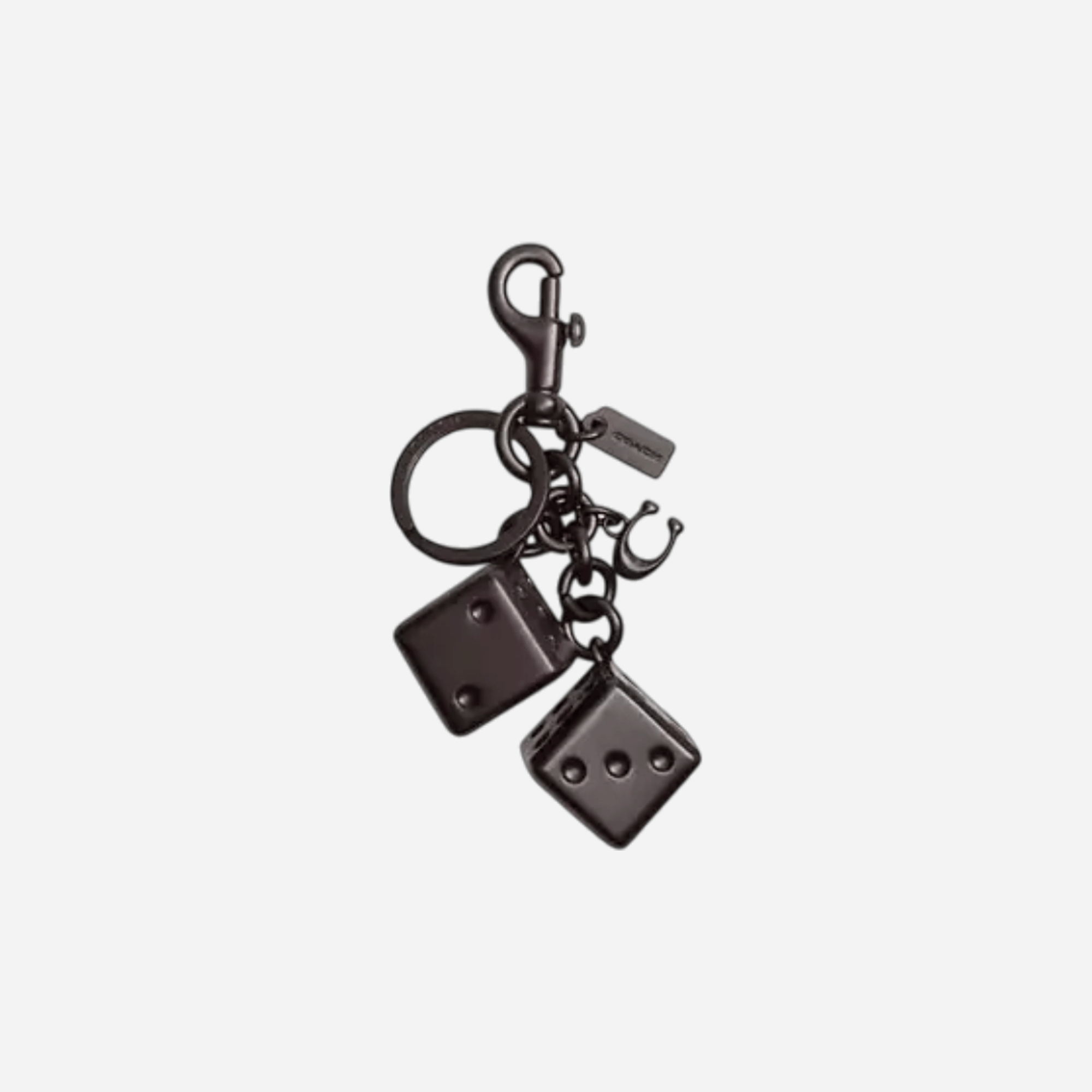 Coach Dice Bag Charm Black