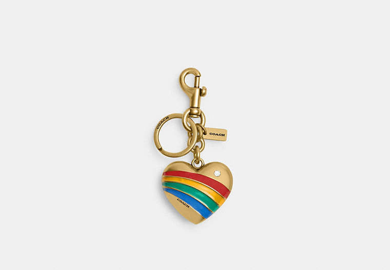 Coach Heart Bag Charm