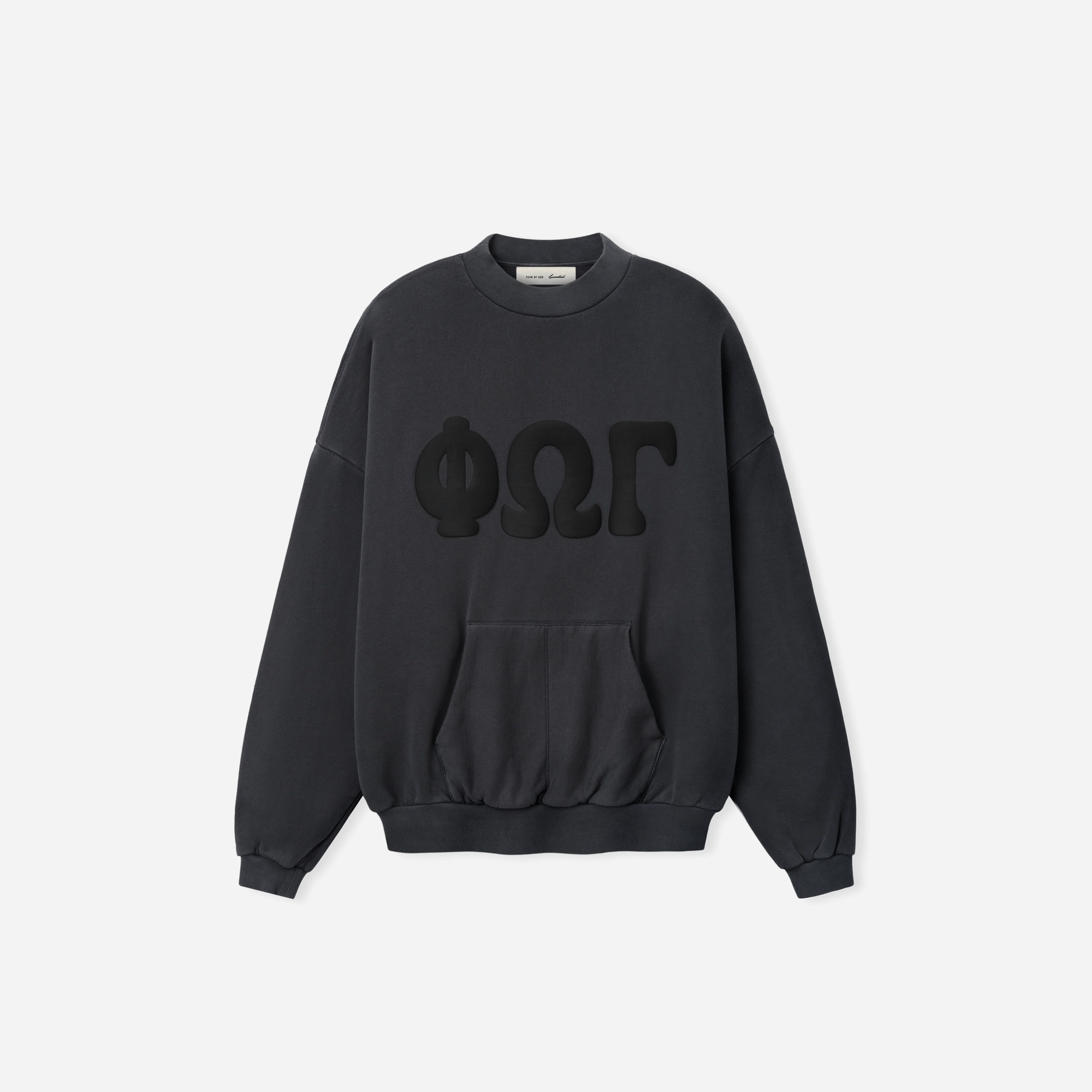 Fear Of God Essentials 90s Sweatshirt Washed Iron Grey