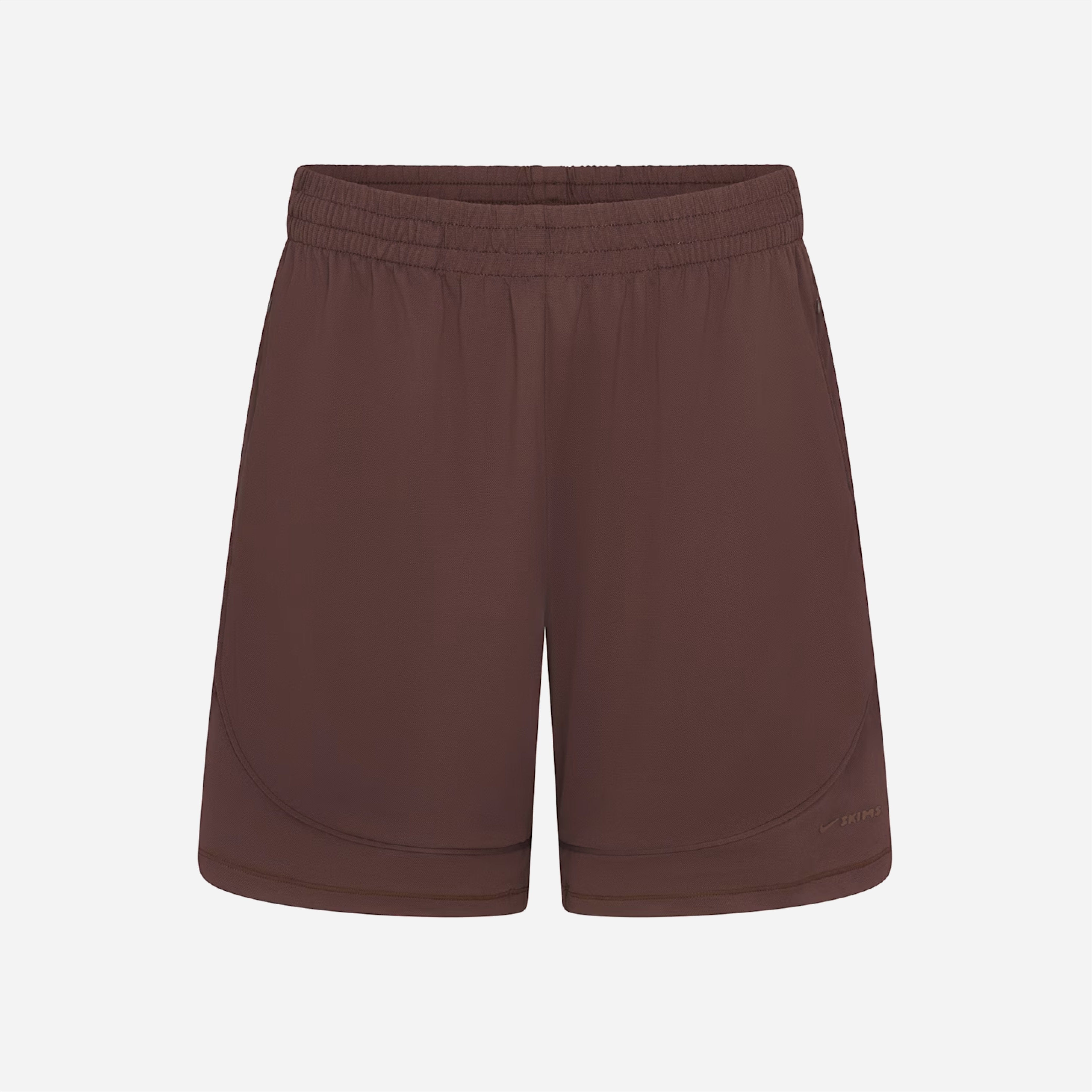 Nike X Skims Airy Relaxed Shorts Dark Sepia