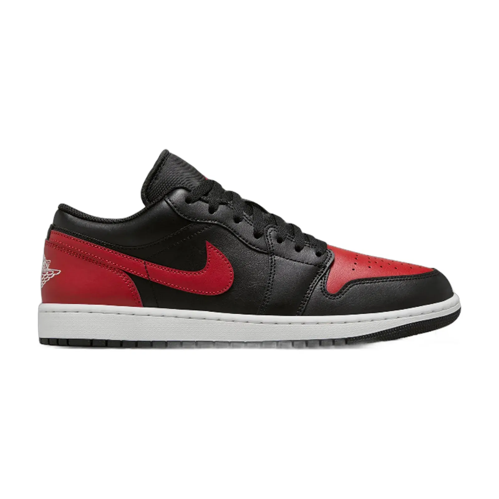 Nike Air Jordan 1 Low Basketball Shoes Black/Summit White/Varsity Red