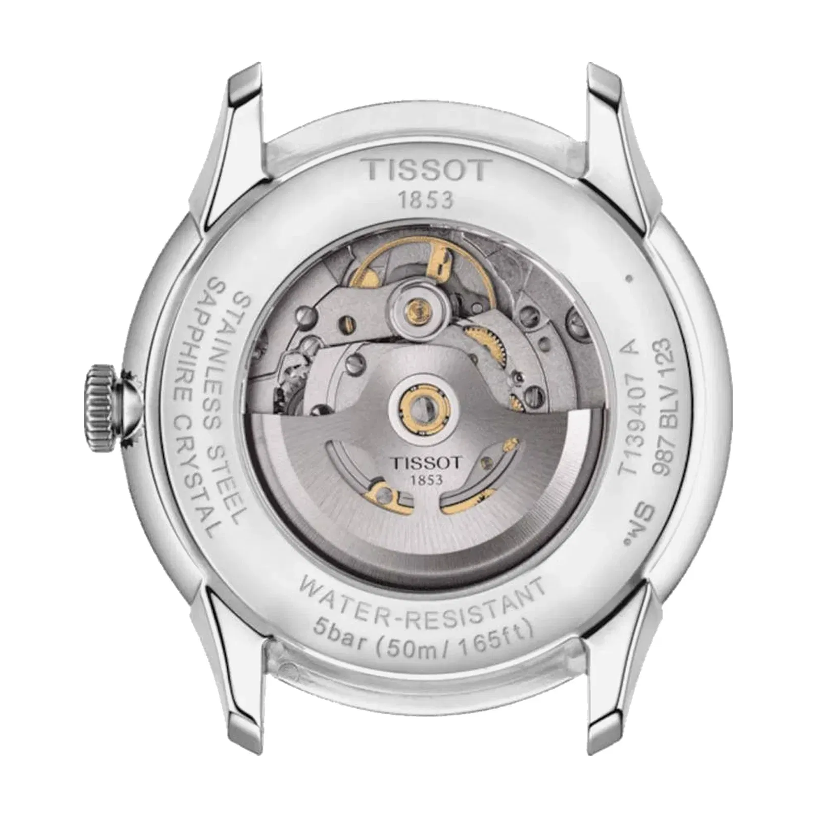 Tissot Chemin Des Tourelles Powermatic 80 42mm Alpha Dial Silver Leather Strap Watch