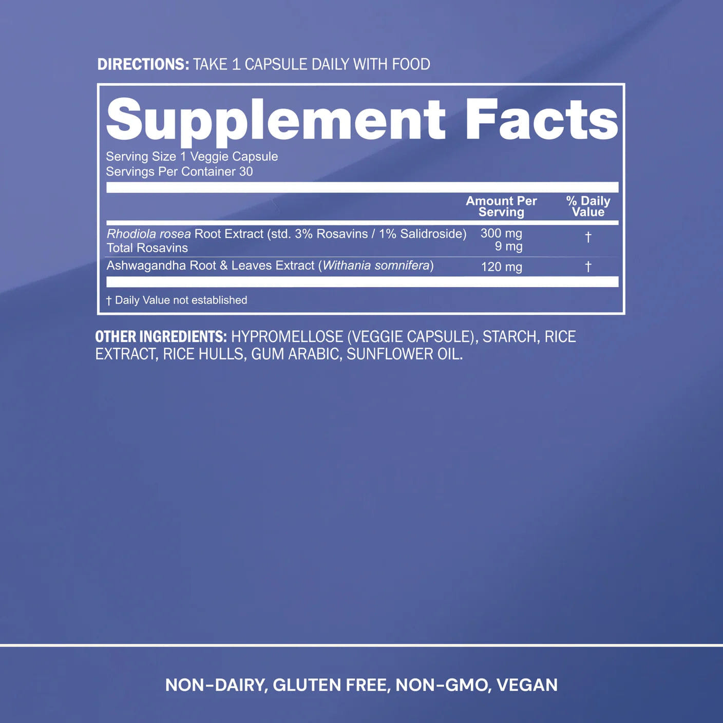 Blueprint Bryan Johnson Ashwagandha + Rhodiola