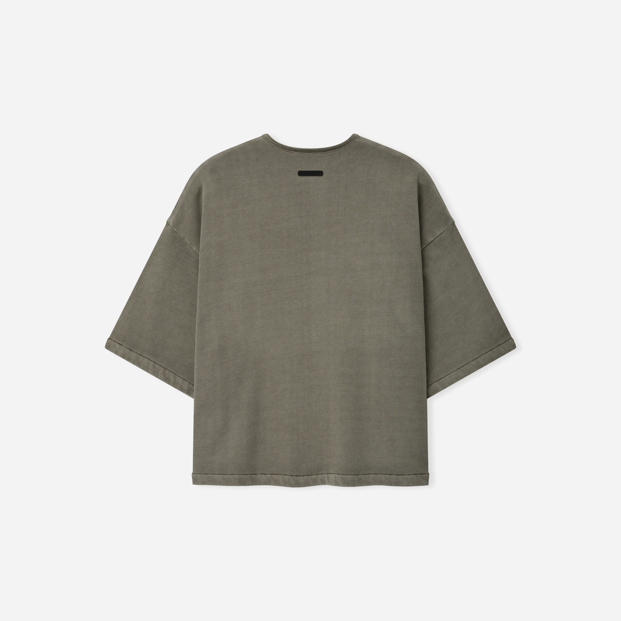 Fear Of God Essentials 3/4 Henley Sweatshirt Washed Seal