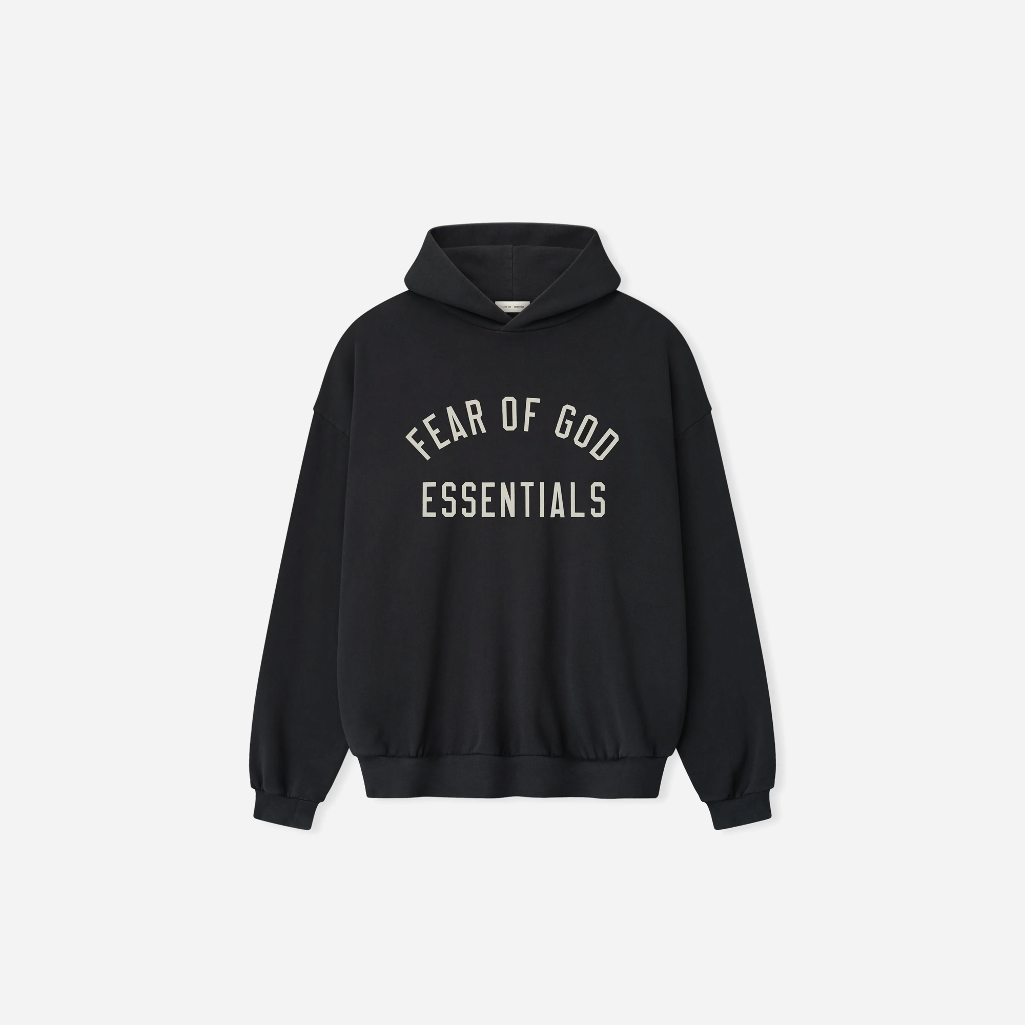 Fear Of God Essentials 90s Fit Hoodie Vintage Black