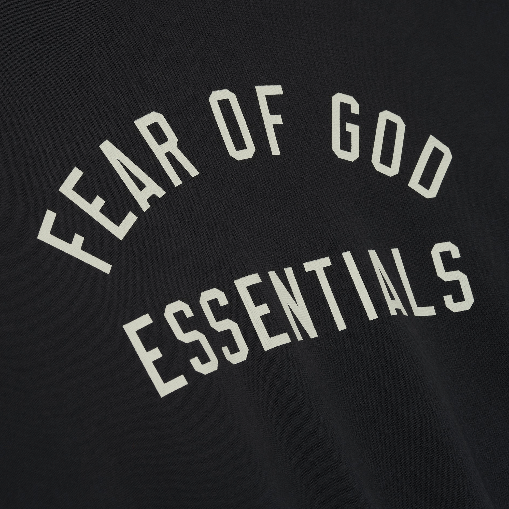 Fear Of God Essentials 90s Fit Hoodie Vintage Black