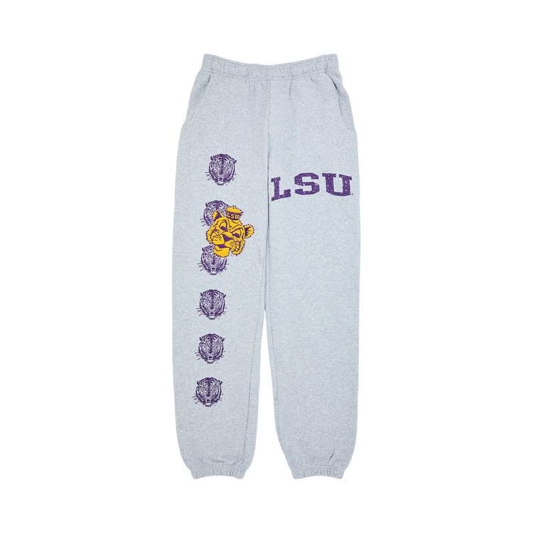 Cactus Jack by Travis Scott x Mitchell & Ness Louisiana State University Sweatpants Grey Heather