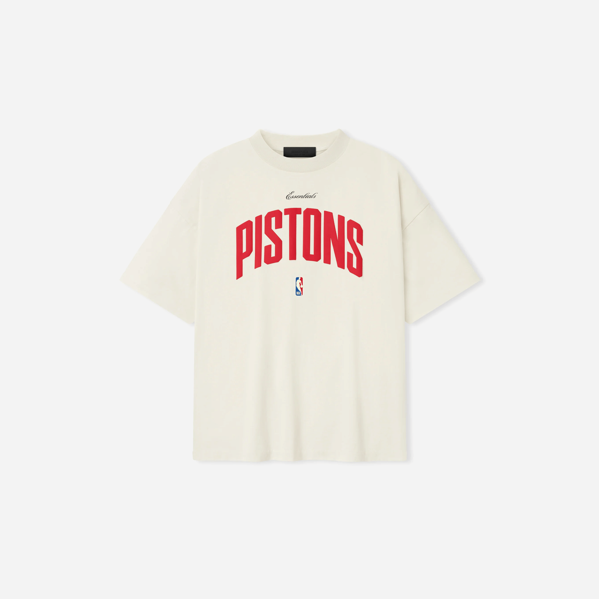 Fear Of God Essentials Pistons 90s T-Shirt Cream White