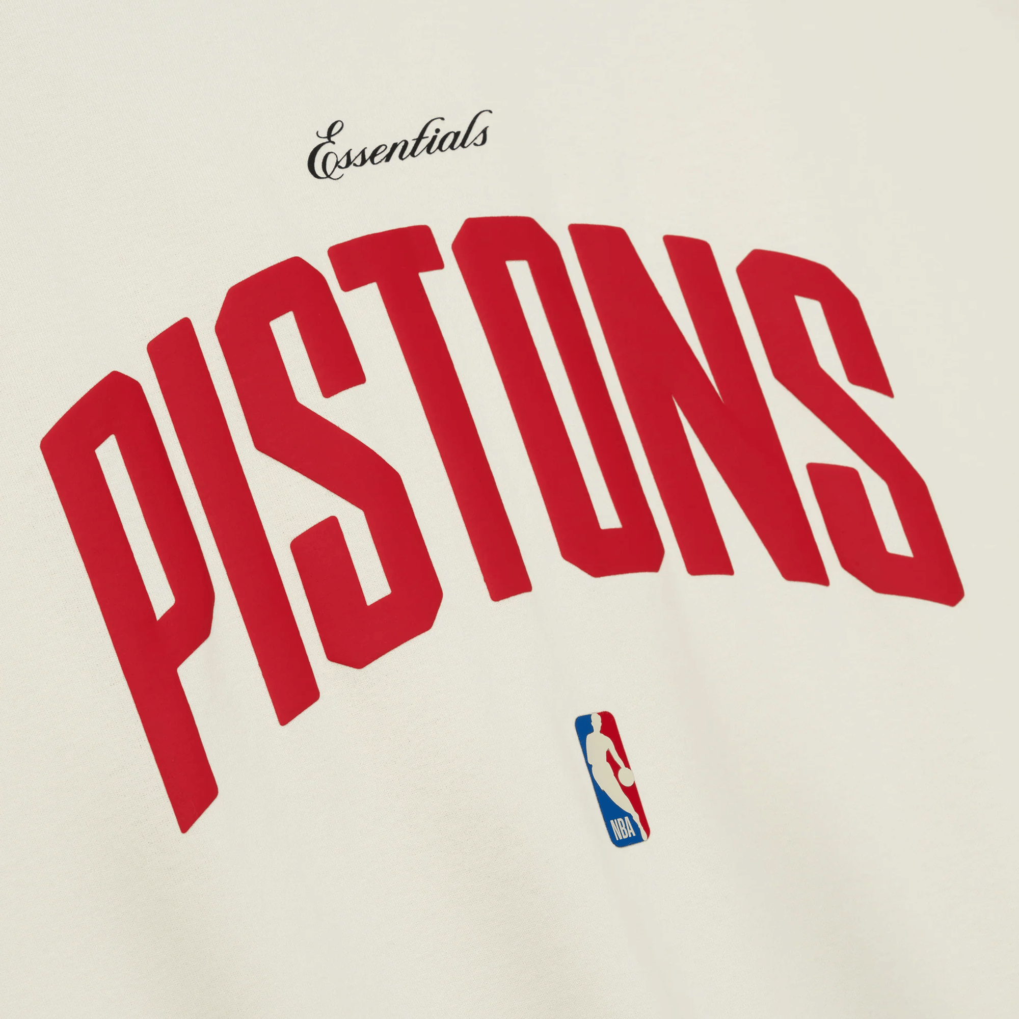 Fear Of God Essentials Pistons 90s T-Shirt Cream White