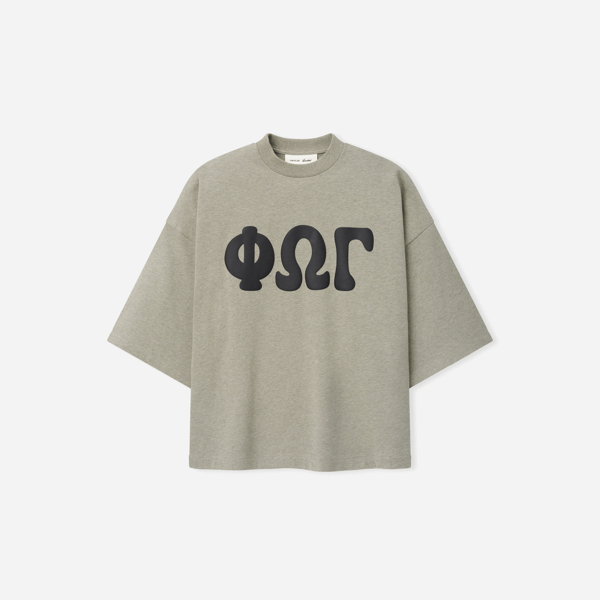 Fear Of God Essentials Merch T-Shirt Boxy Fit Seal Heather