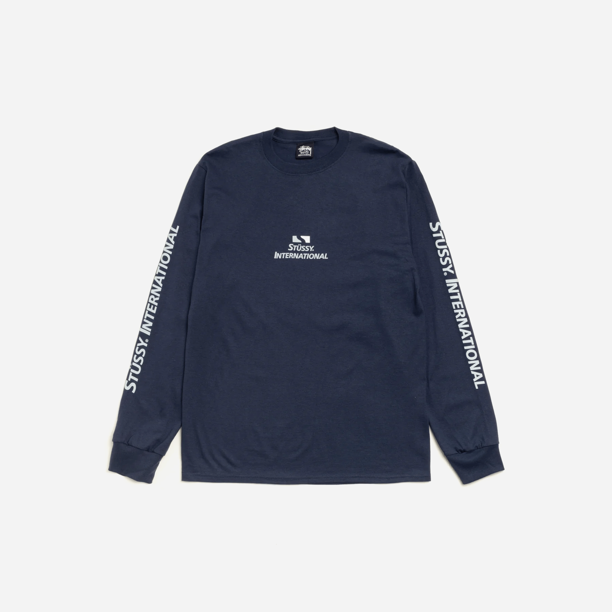 Stussy International Long-Sleeve T-Shirt Navy