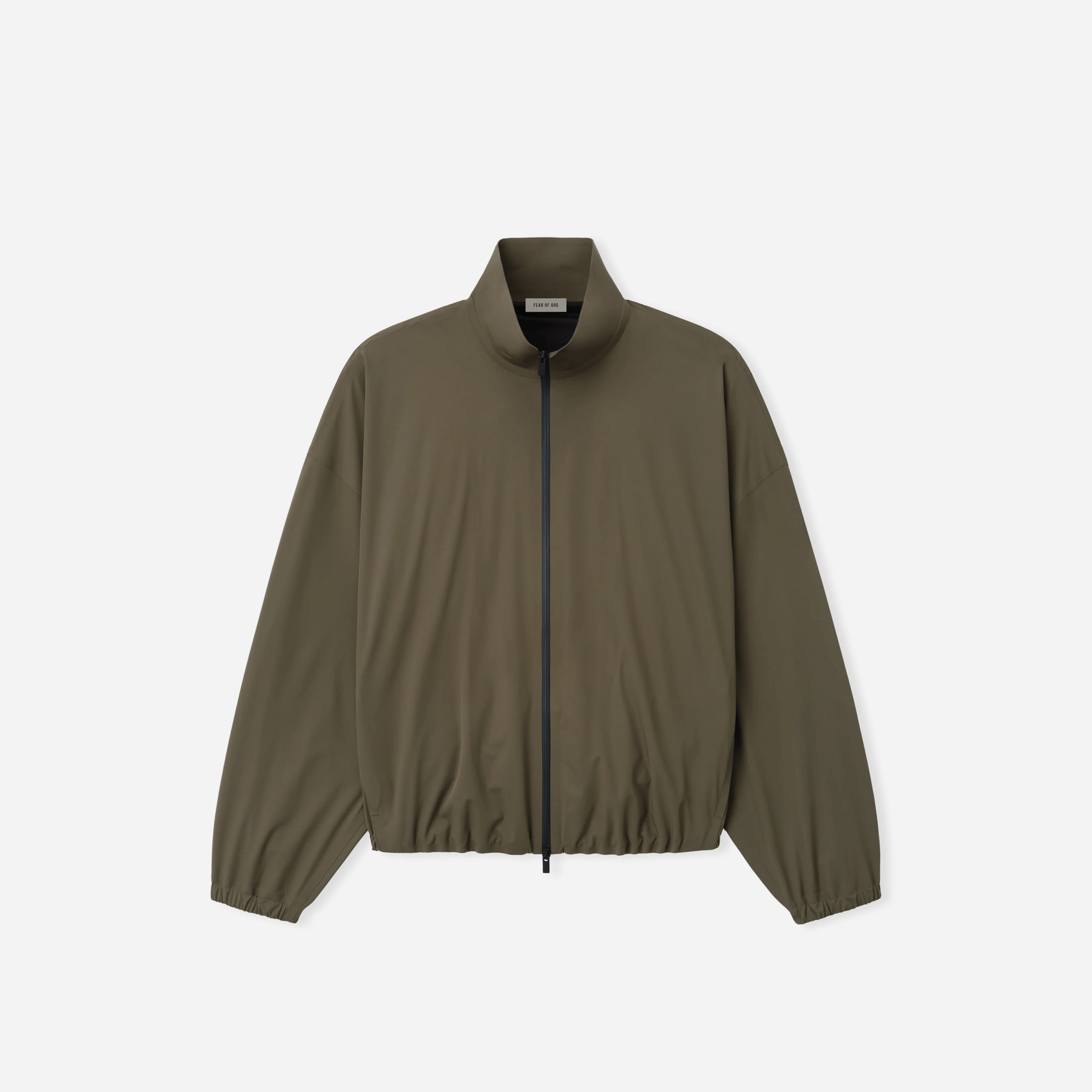 Fear Of God Bonded Nylon Tech Track Jacket Forest