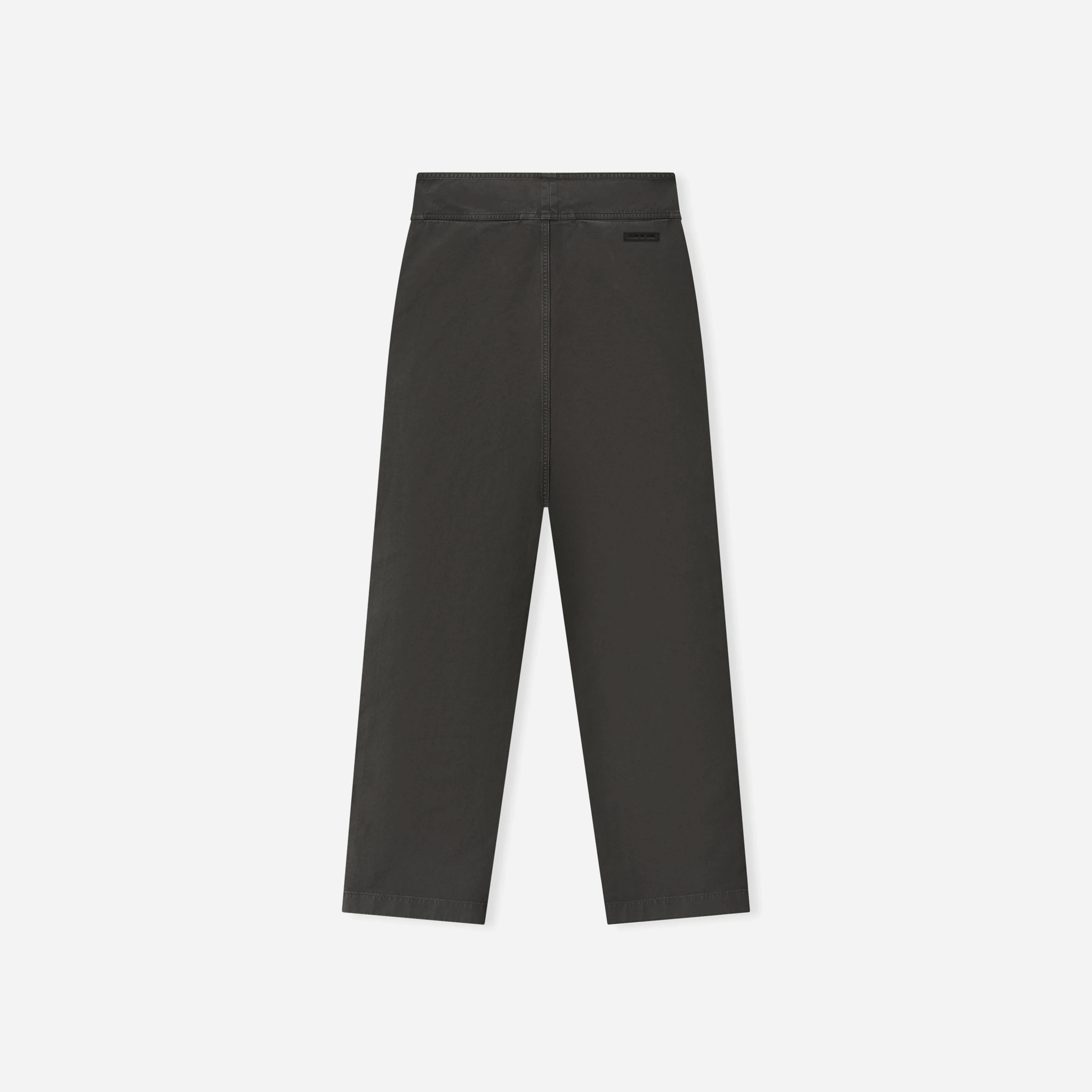 Fear Of God Garment Dyed Cotton Casual Pant Dark Grey