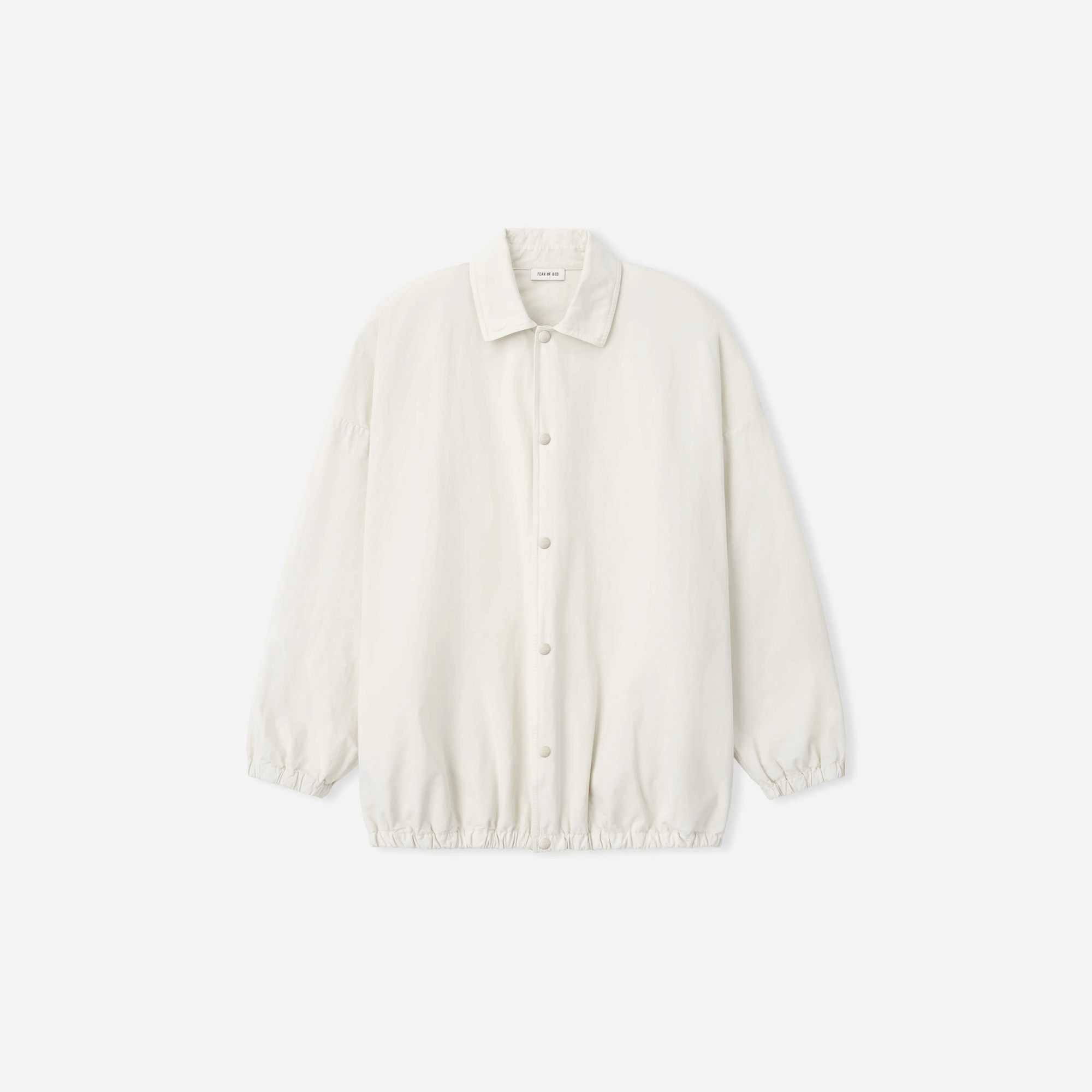 Fear Of God Garment Dyed Cotton Windbreaker Natural