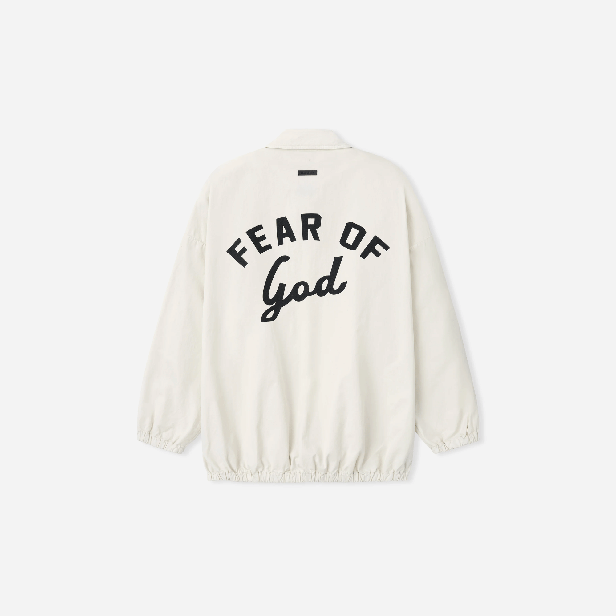 Fear Of God Garment Dyed Cotton Windbreaker Natural