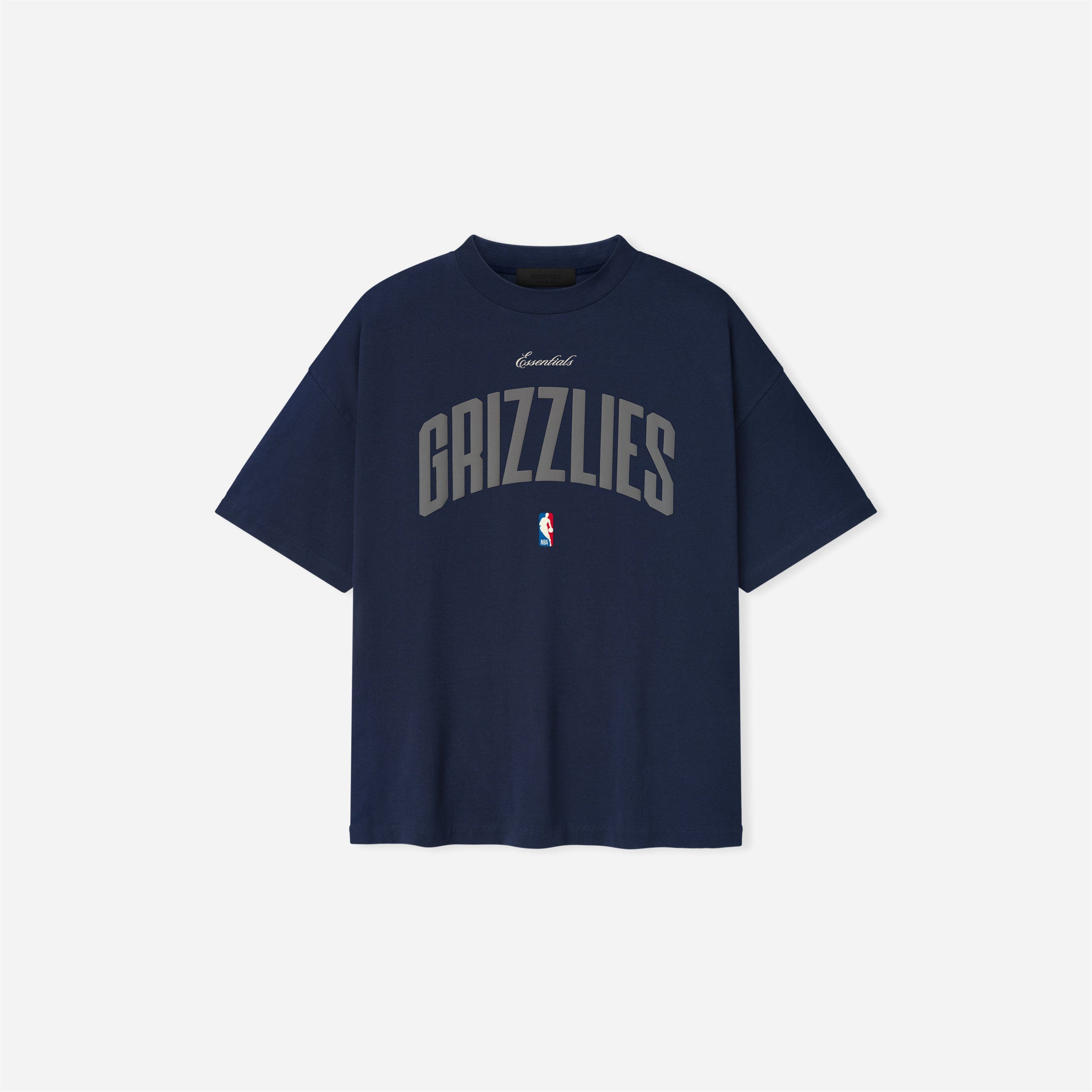 Fear Of God Essentials Memphis Grizzlies 90s Fit T-Shirt Midnight Navy
