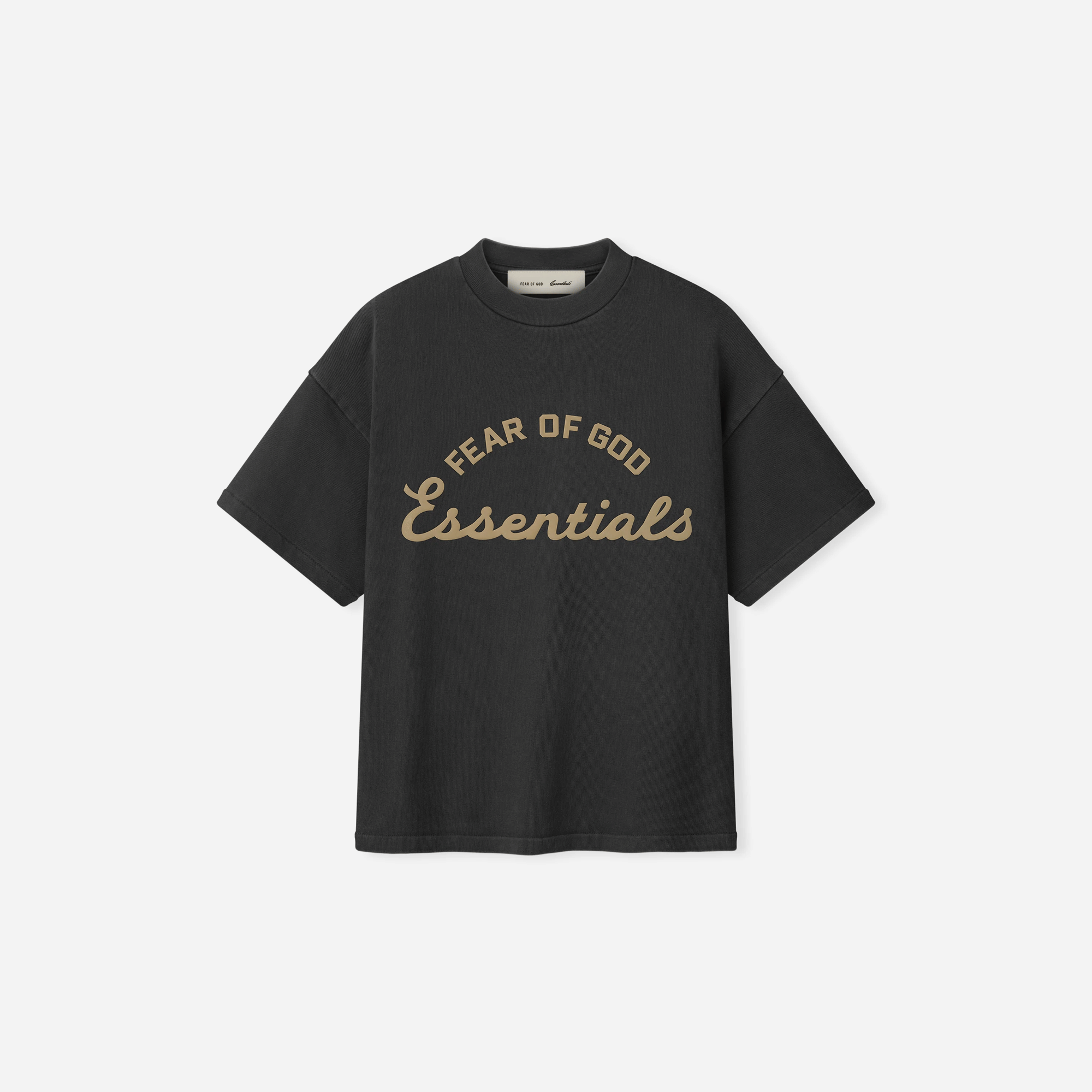 Fear Of God Essentials Kids Training 90s Short Sleeve T-Shirt Faded Black