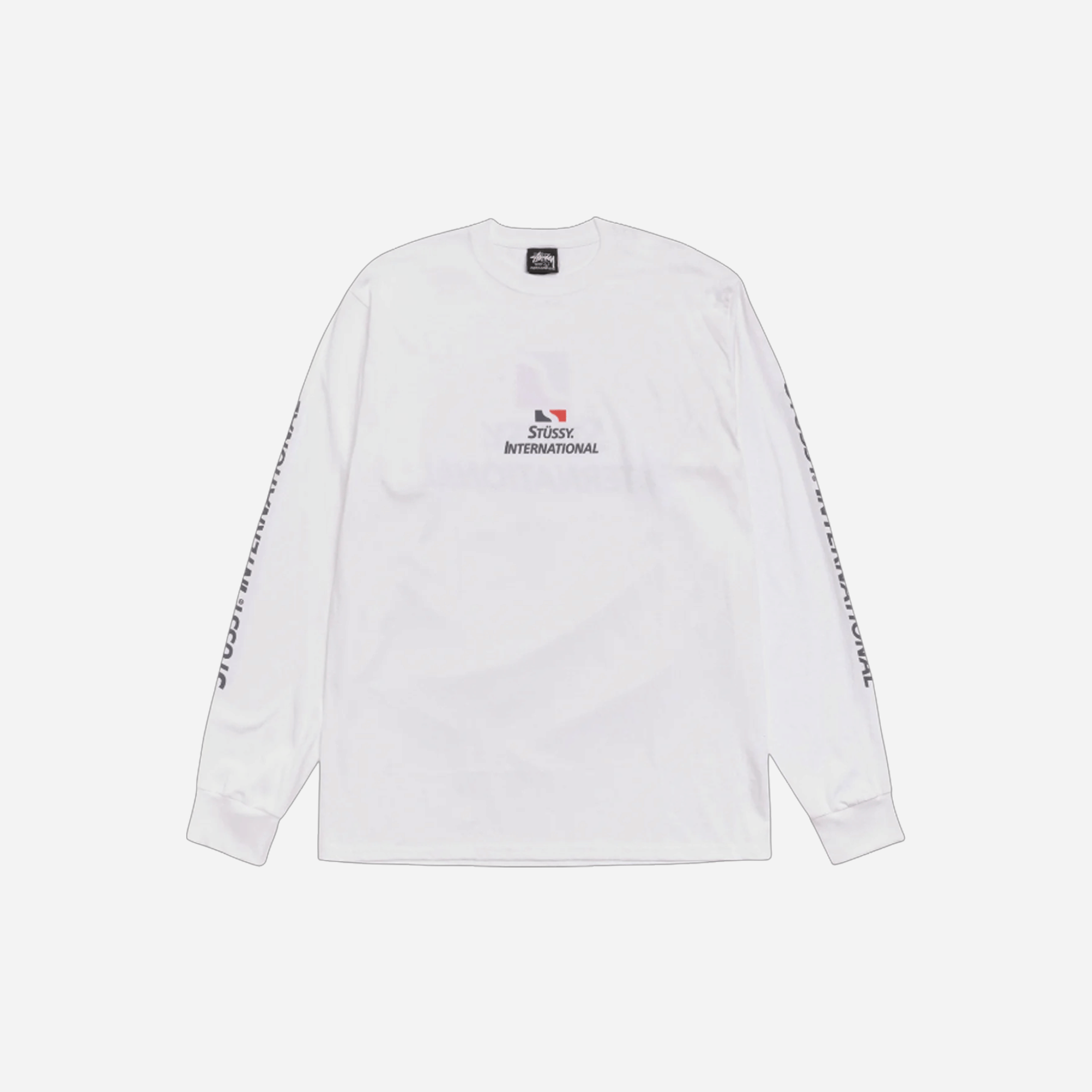 Stussy International Long Sleeve T-Shirt White