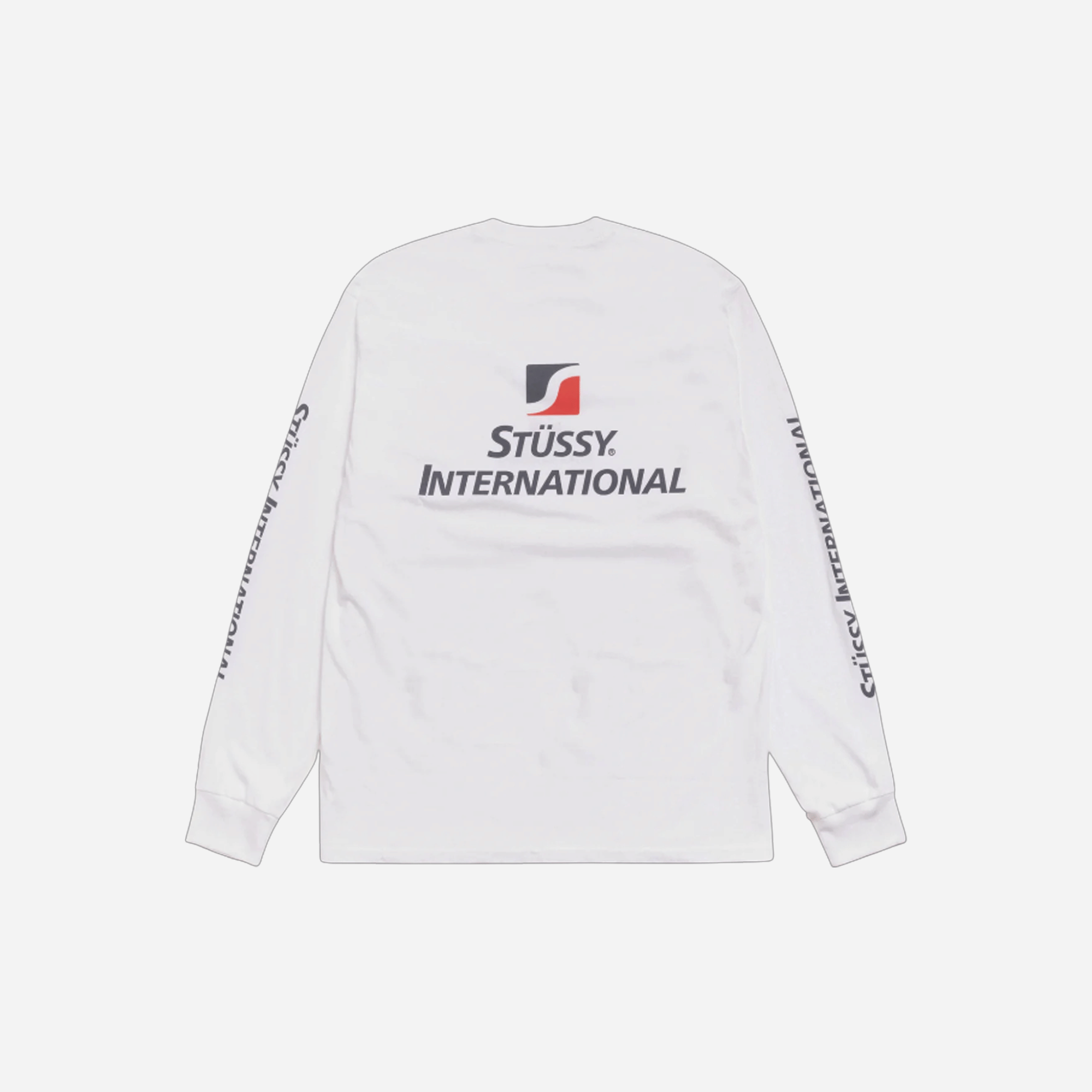 Stussy International Long Sleeve T-Shirt White