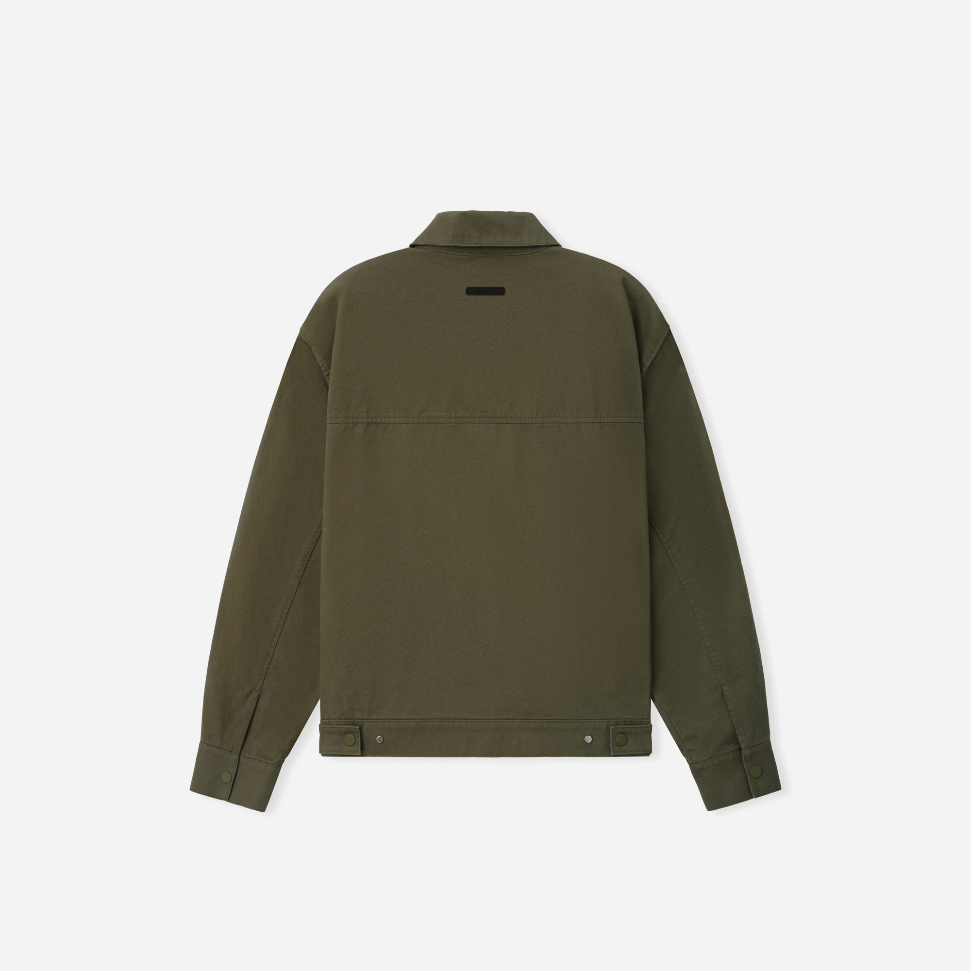 Fear Of God Essentials Cotton Twill Work Jacket Moss