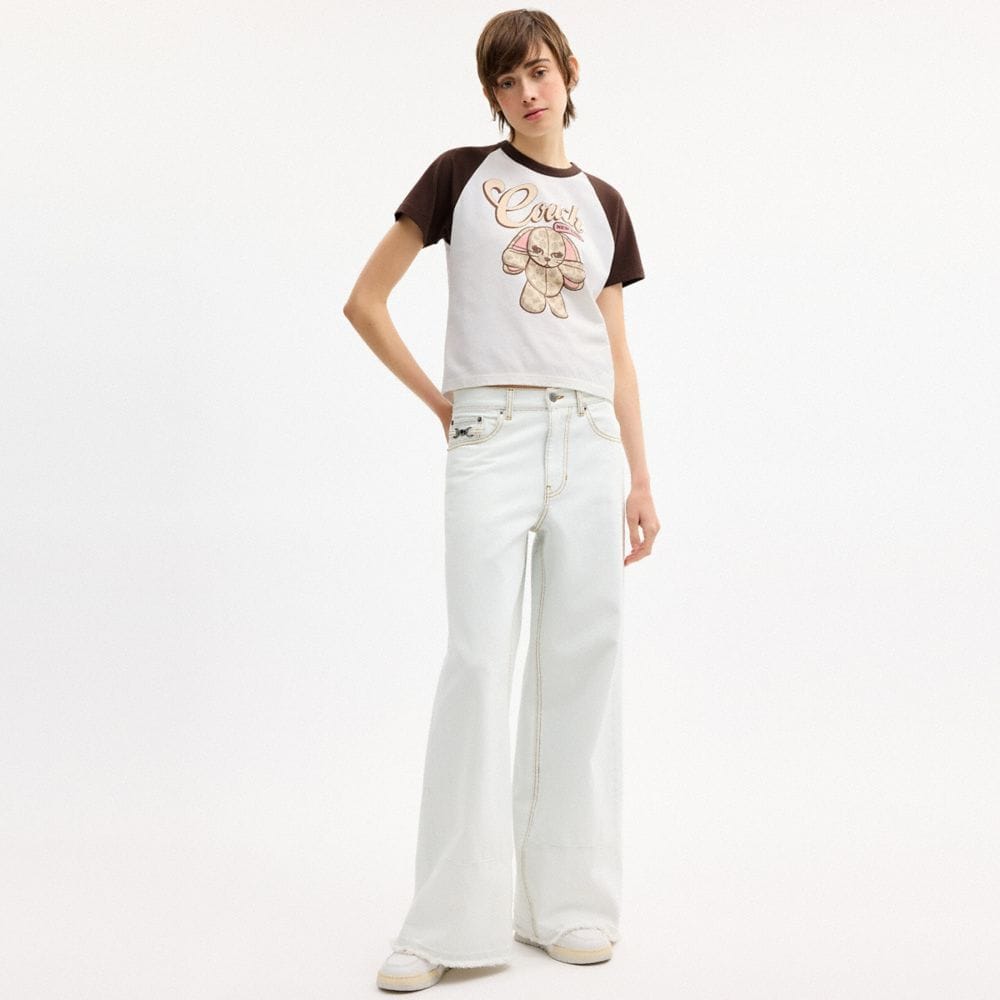 Floppy Stuffie Raglan T-Shirt In Organic Cotton