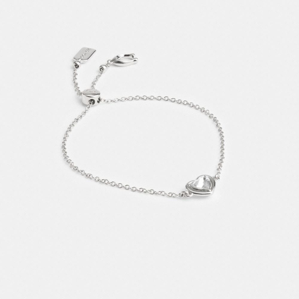 Halo Heart Slider Bracelet