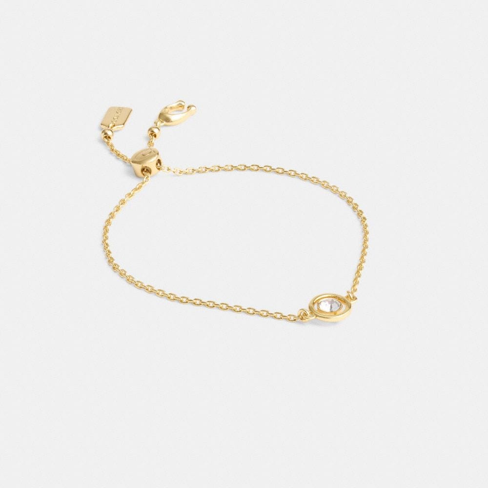 Halo Round Slider Bracelet