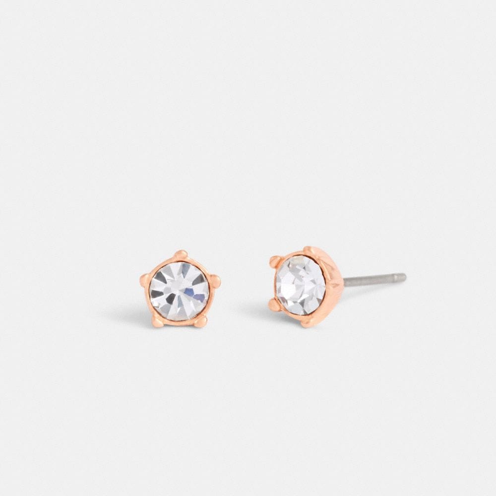 Halo Tea Rose Stud Earrings