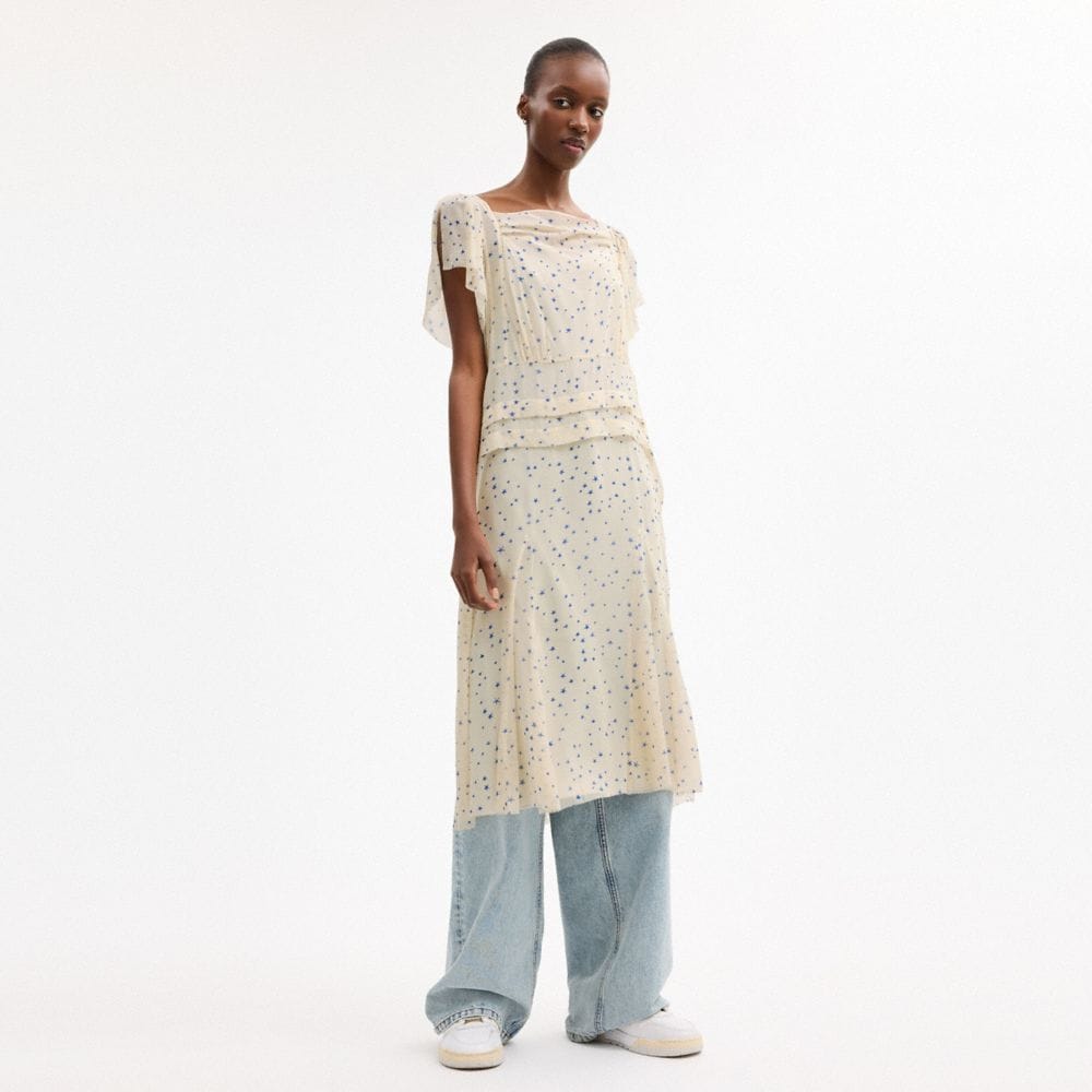 Printed Star Dress