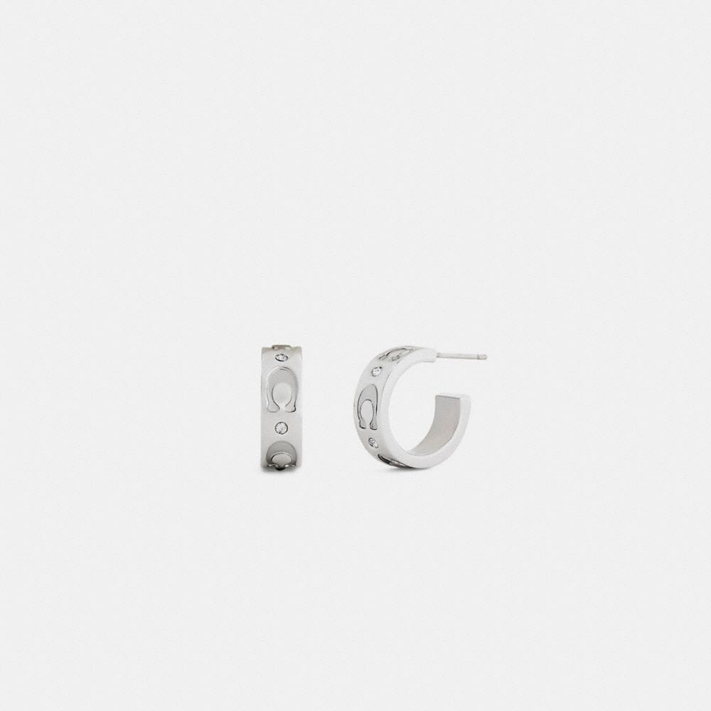 Repeated C Huggie Earrings