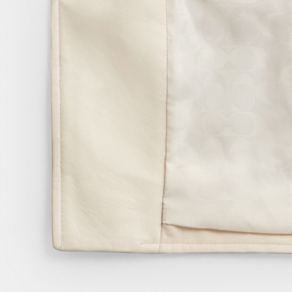 Leather Moto Vest